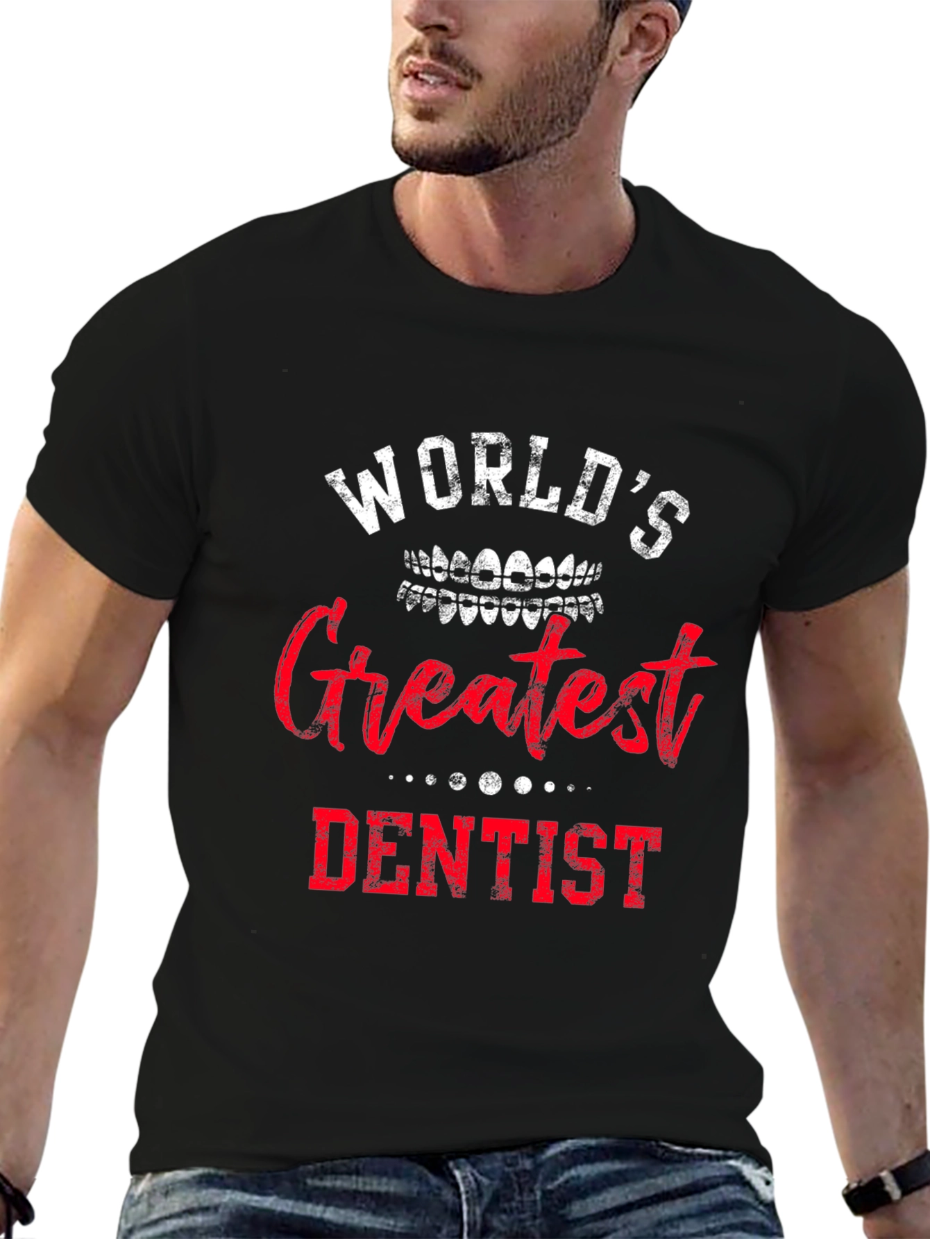 Worlds Greatest Dentist T-Shirt - Novelty Dental Gift
