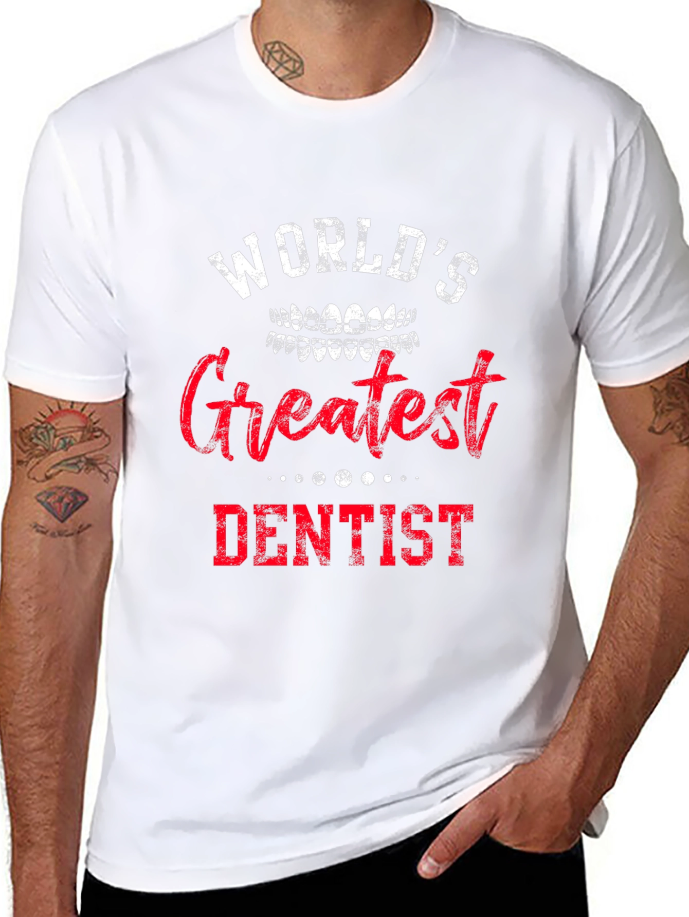 Worlds Greatest Dentist T-Shirt - Novelty Dental Gift
