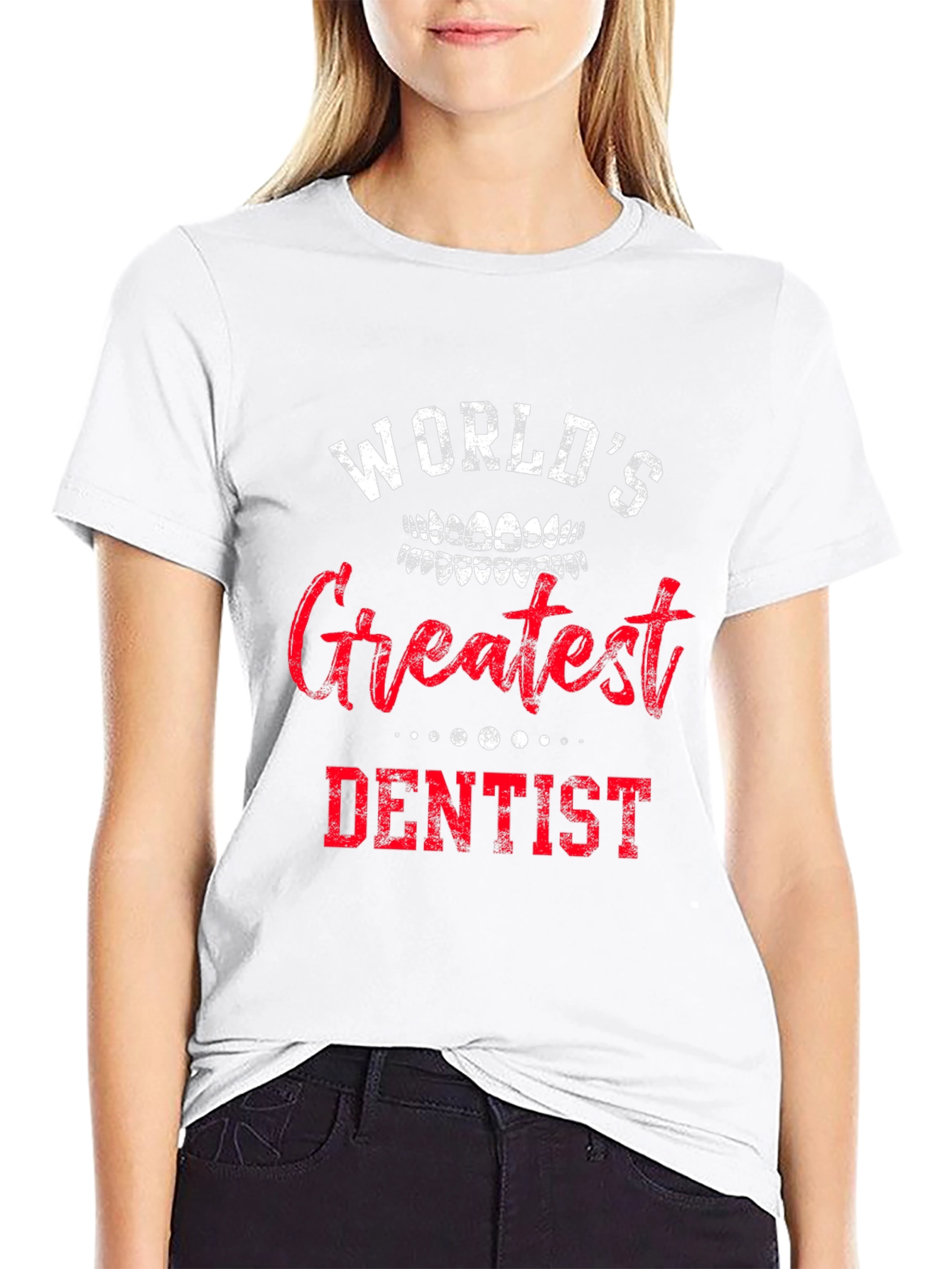Worlds Greatest Dentist T-Shirt - Novelty Dental Gift