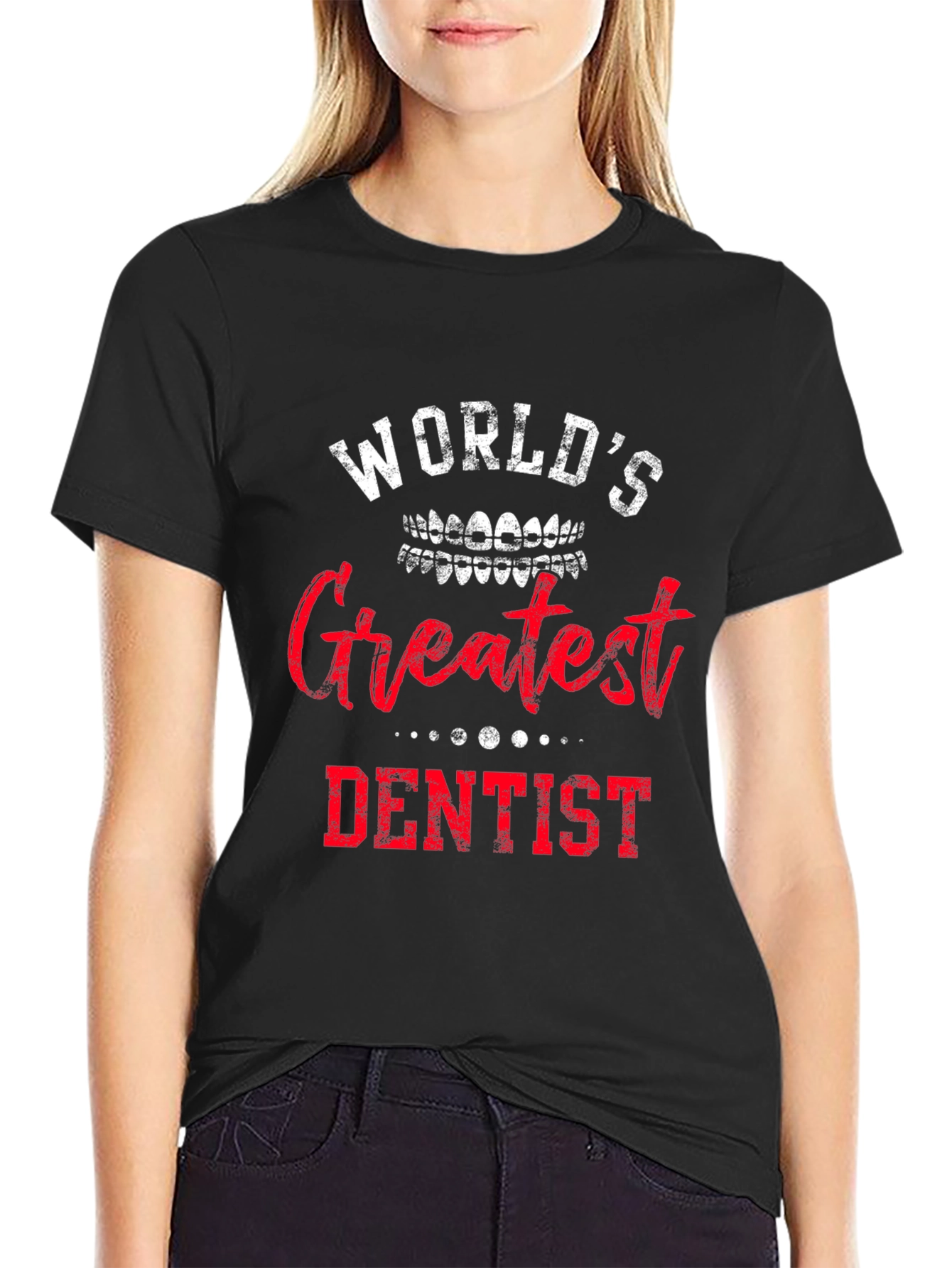 Worlds Greatest Dentist T-Shirt - Novelty Dental Gift
