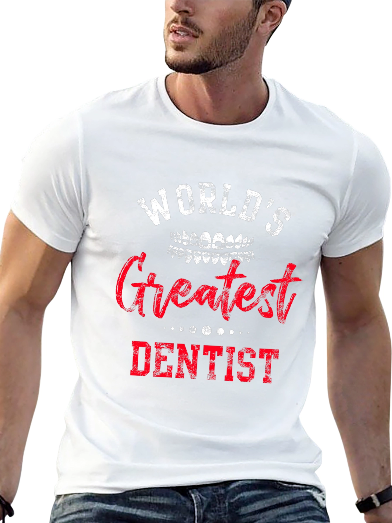 Worlds Greatest Dentist T-Shirt - Novelty Dental Gift