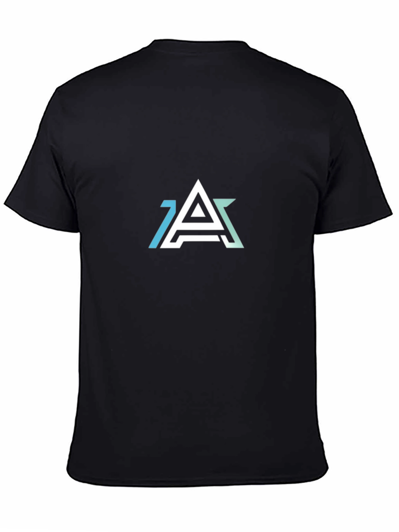 Geometric Logo Black T-Shirt