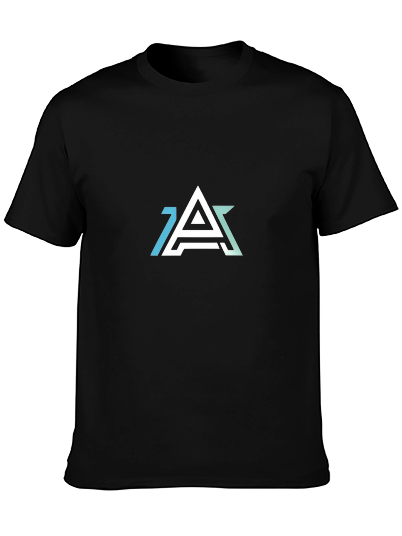 Geometric Logo Black T-Shirt