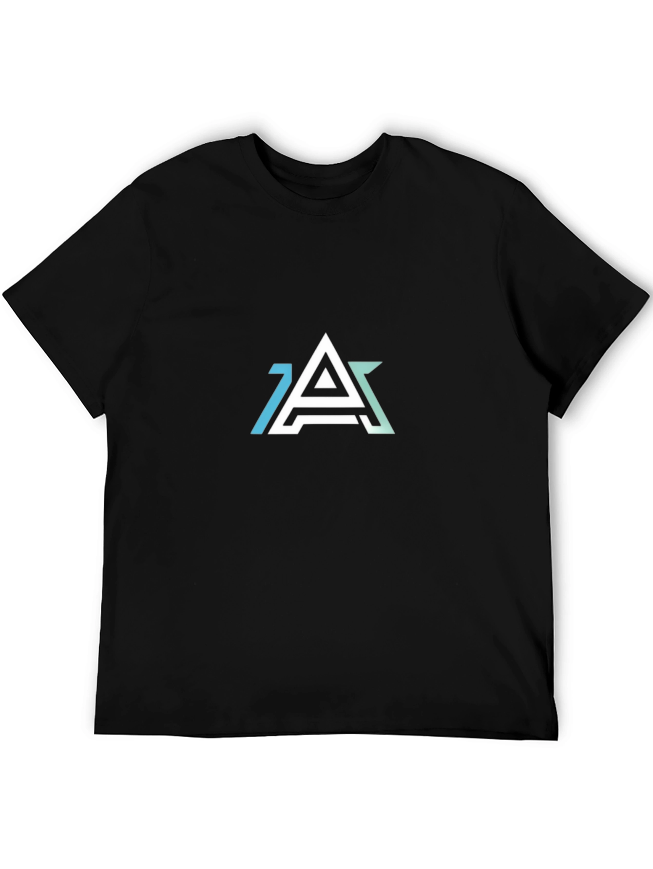 Geometric Logo Black T-Shirt