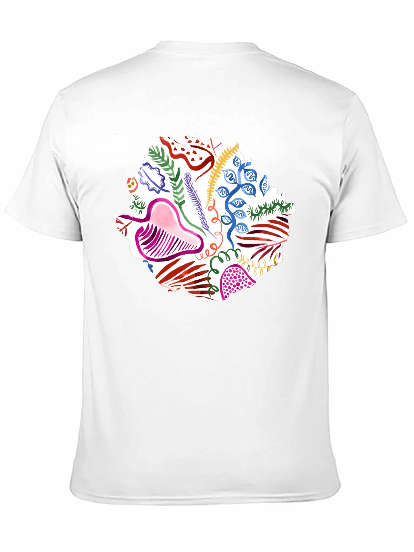 Abstract Art Print Black Tee