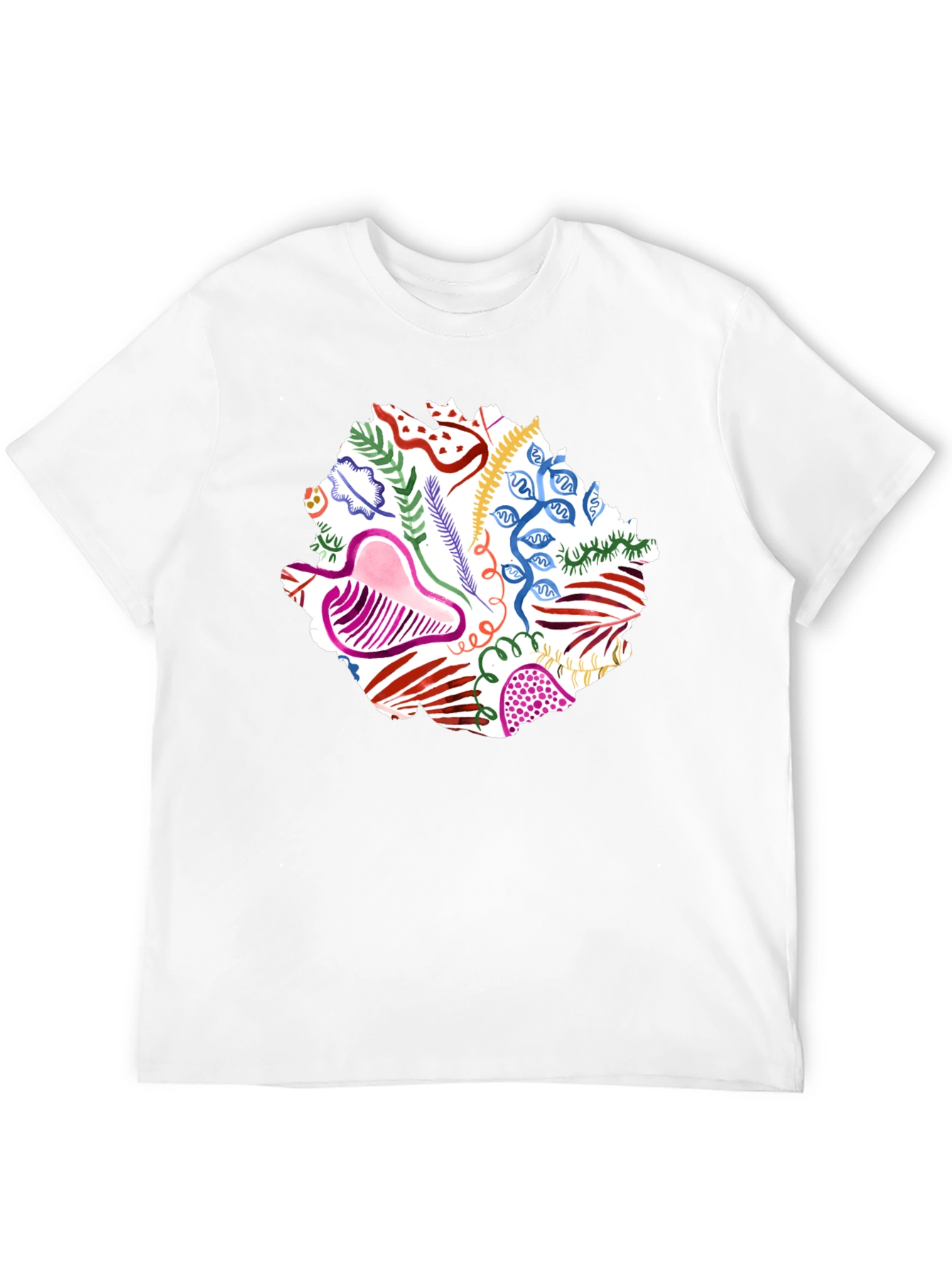 Abstract Art Print Black Tee