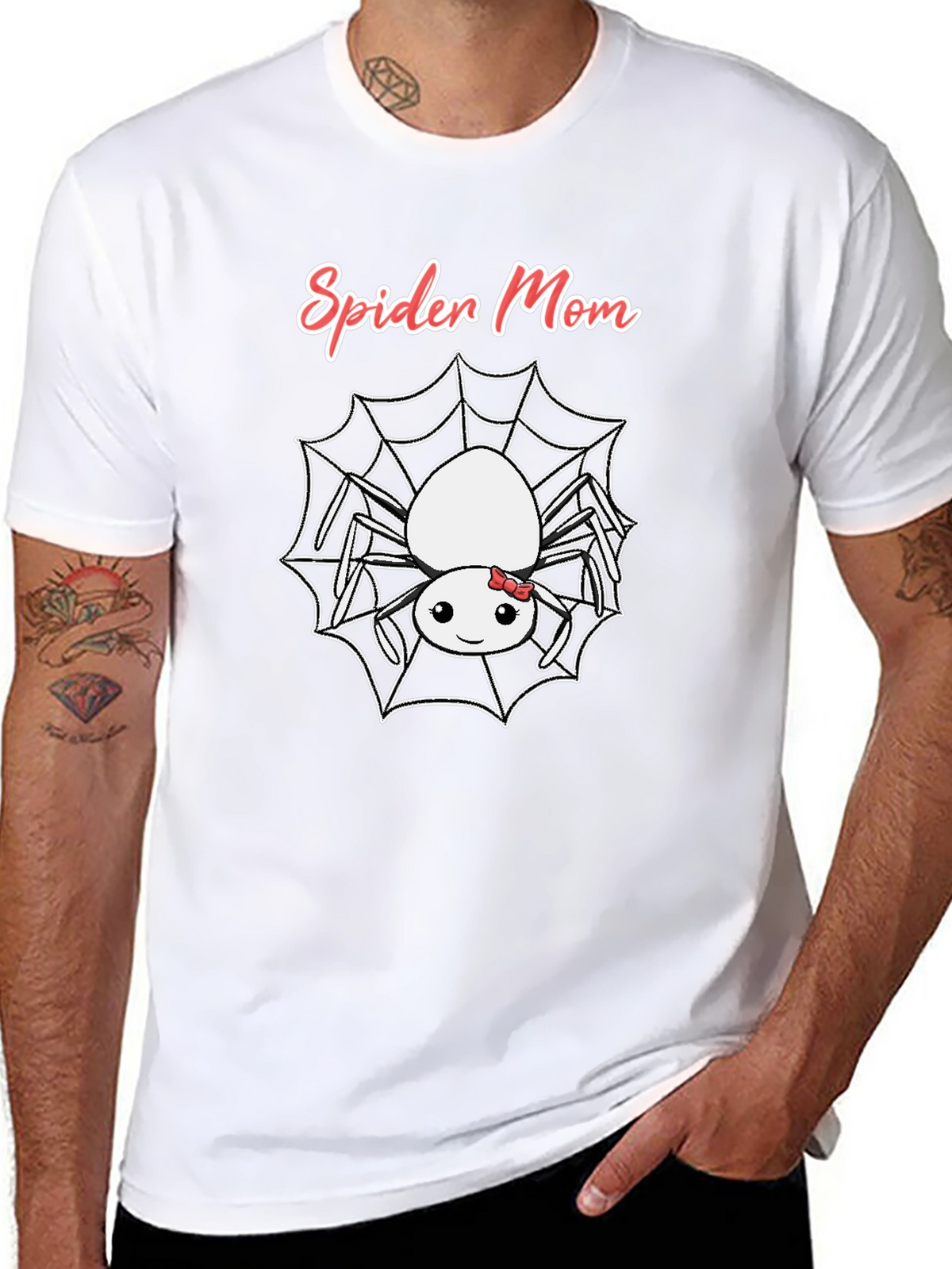 Spider Mom T-Shirt - Cute Graphic Tee