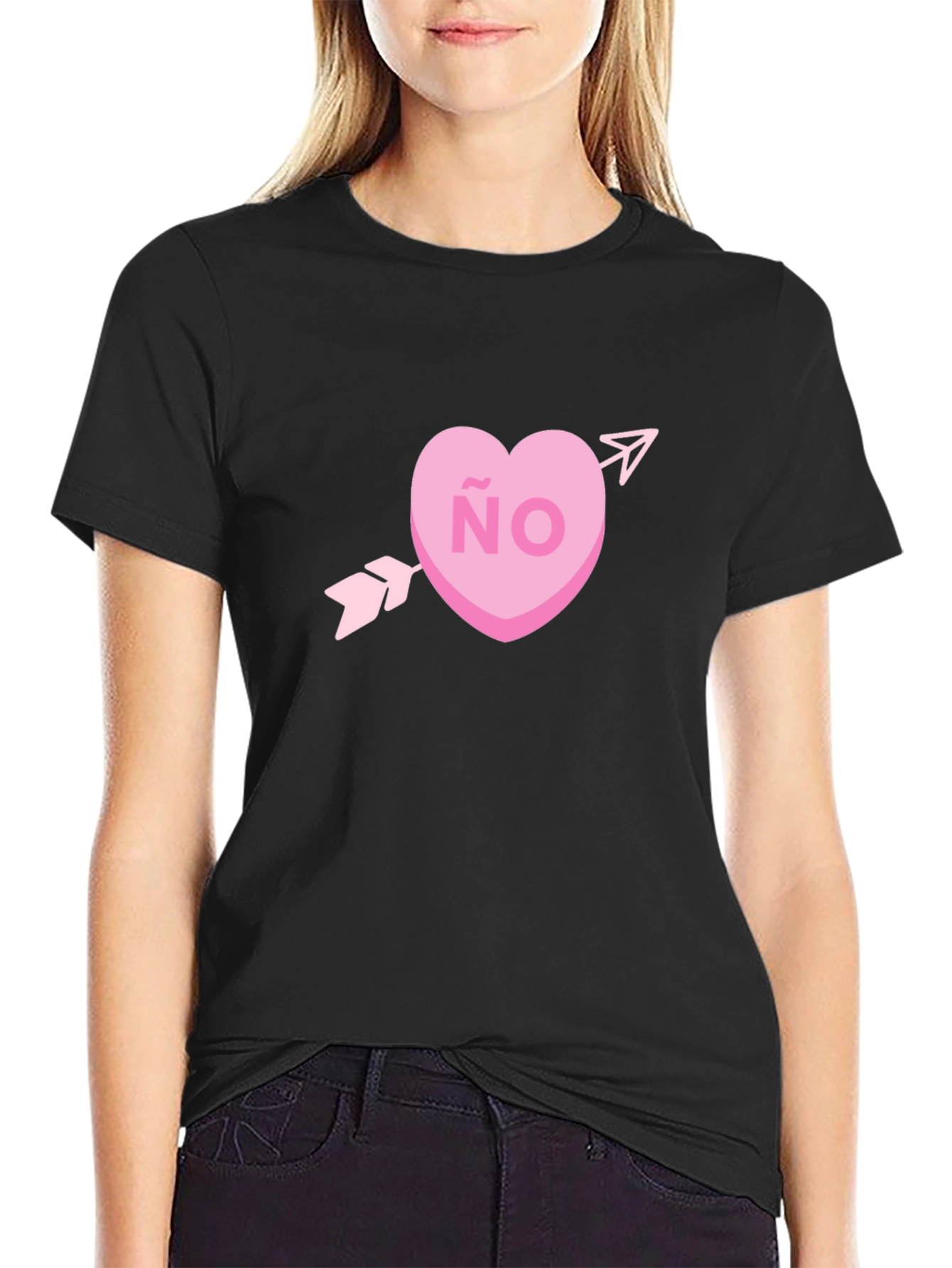 Cupids Rejection T-Shirt - No Heart Design
