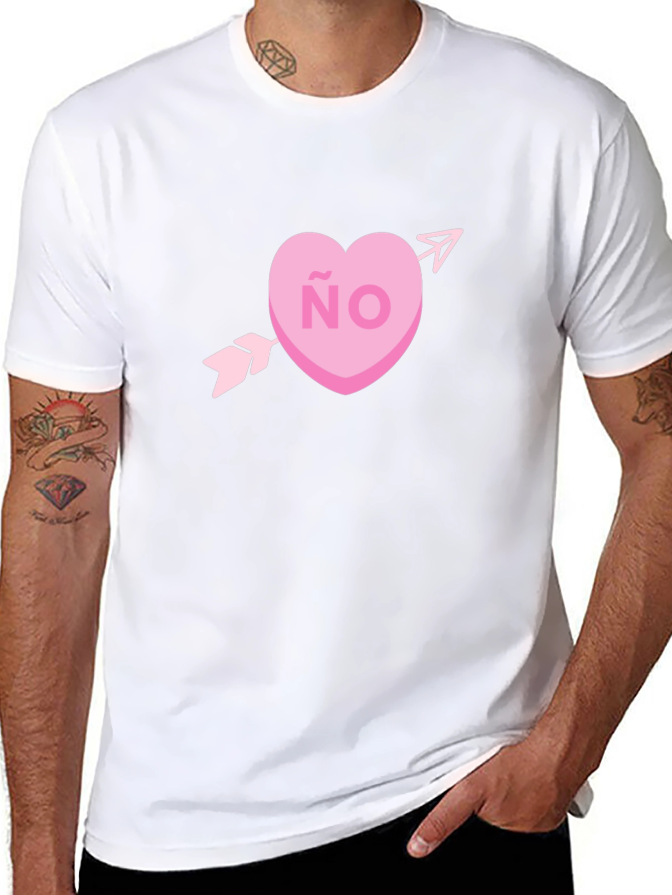 Cupids Rejection T-Shirt - No Heart Design