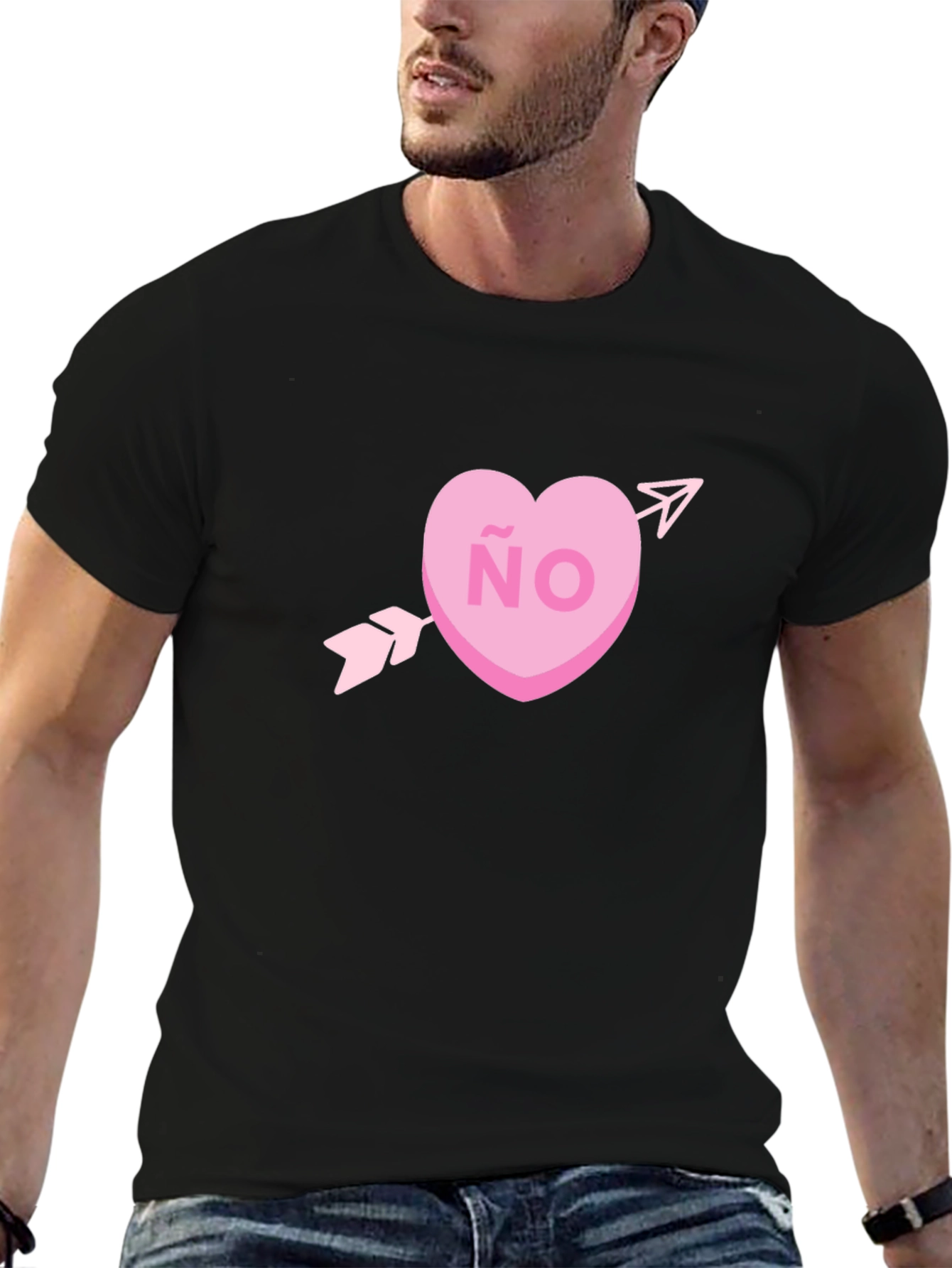 Cupids Rejection T-Shirt - No Heart Design