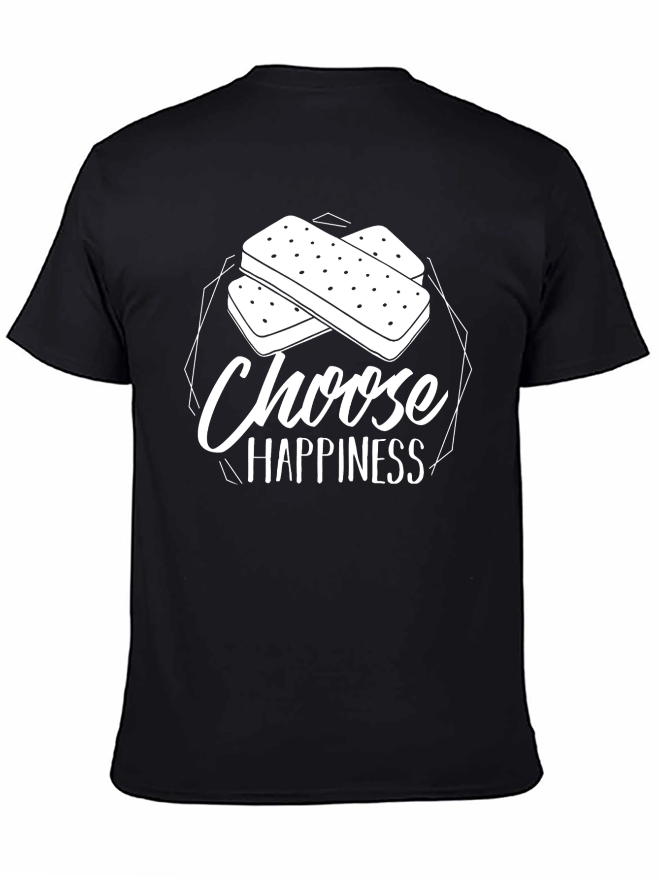 Choose Happiness Ice Cream Sandwich Graphic Tee