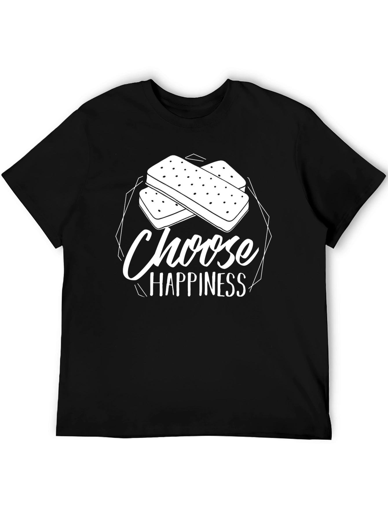 Choose Happiness Ice Cream Sandwich Graphic Tee