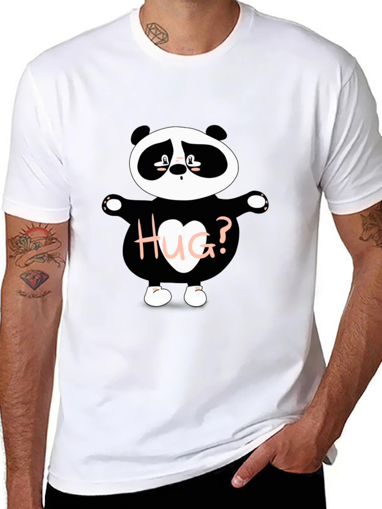 Cute Panda Hug? Graphic T-Shirt