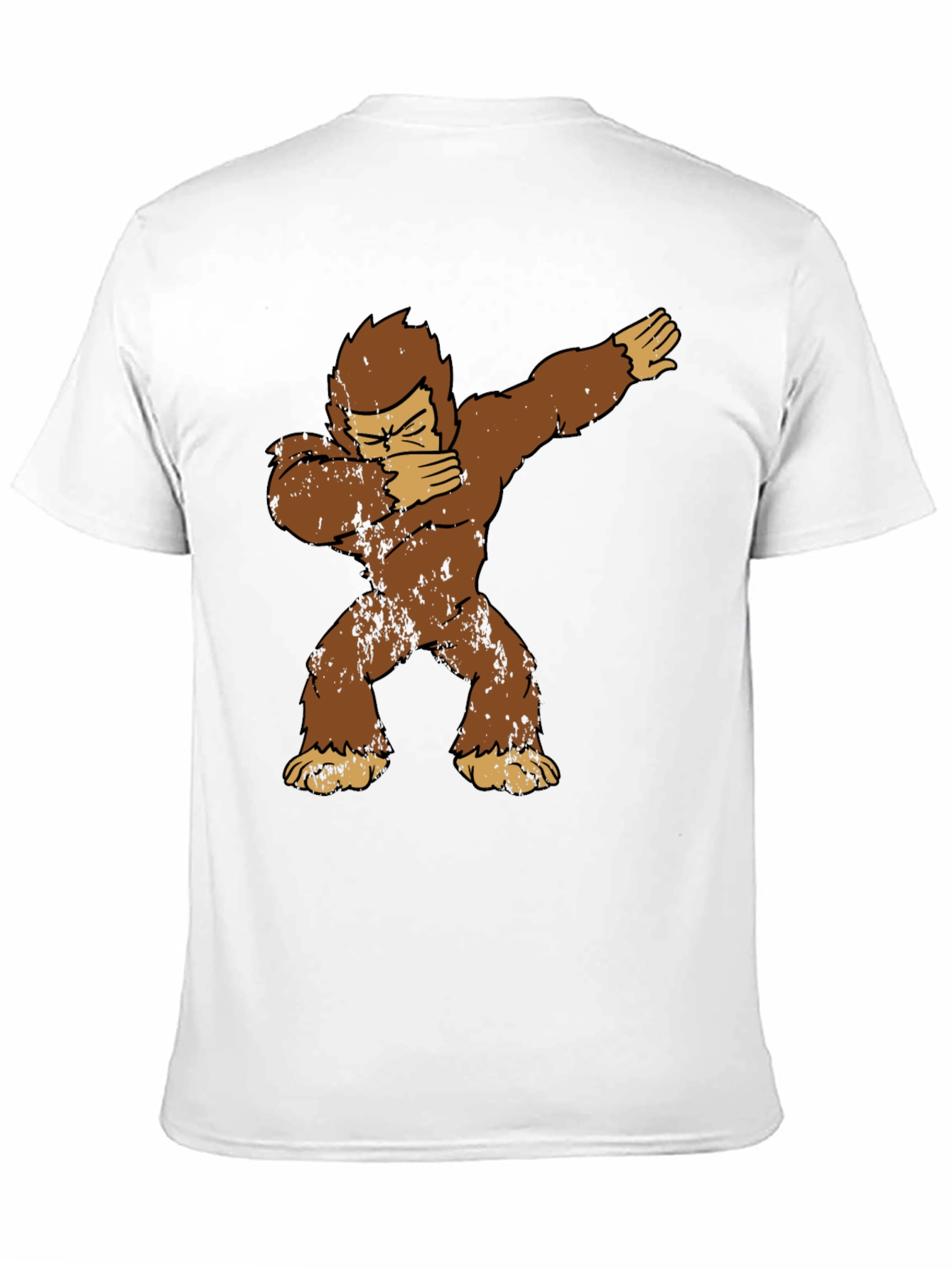 Dabbing Bigfoot Graphic Tee - Mens Black T-Shirt