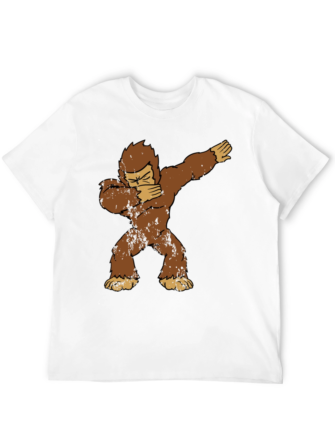 Dabbing Bigfoot Graphic Tee - Mens Black T-Shirt