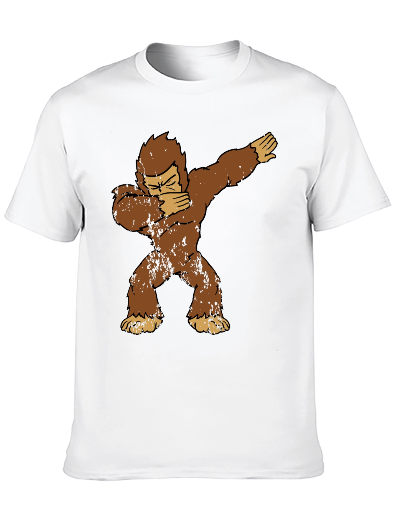 Dabbing Bigfoot Graphic Tee - Mens Black T-Shirt