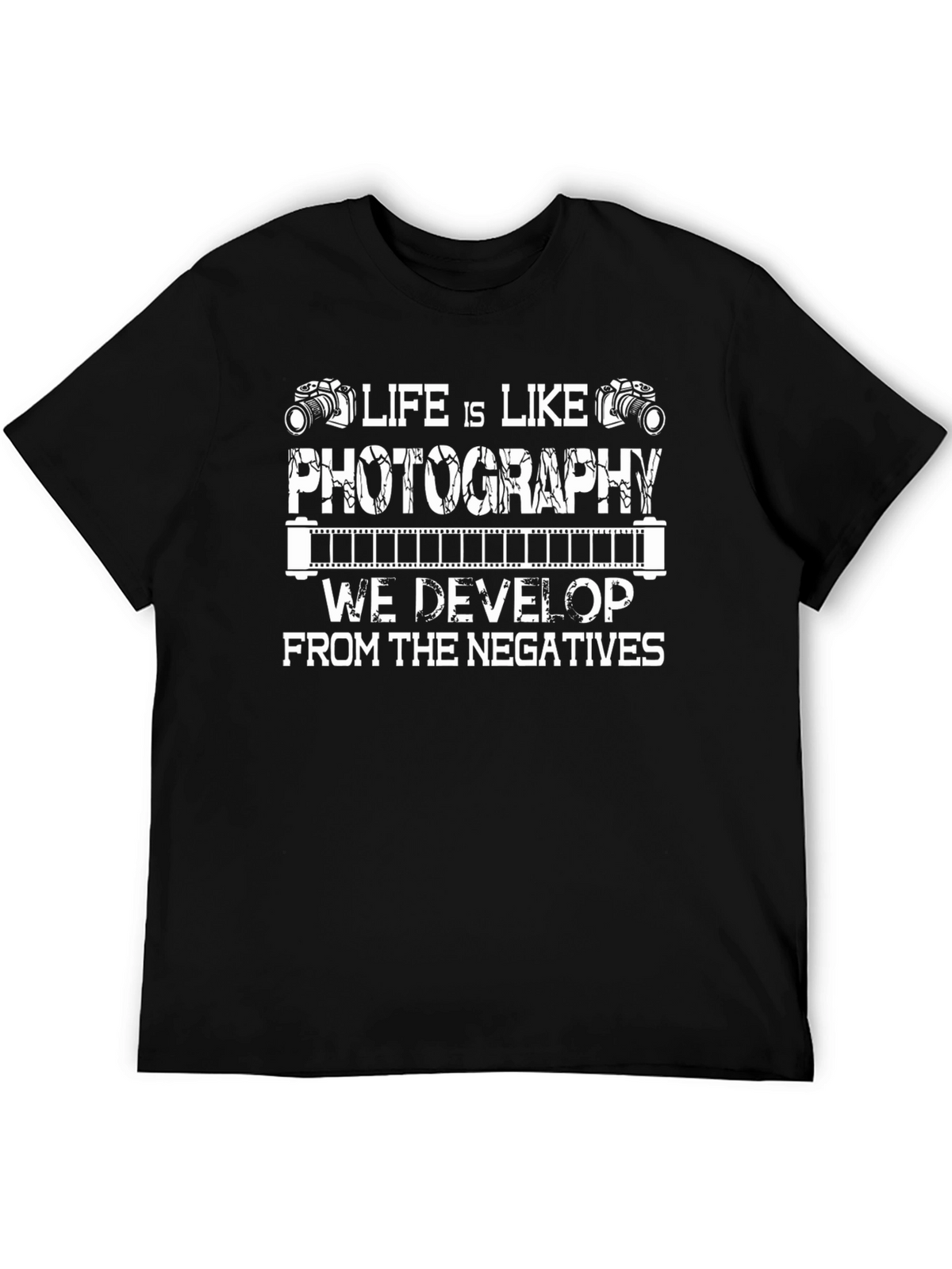 Photography Life Black Graphic T-Shirt