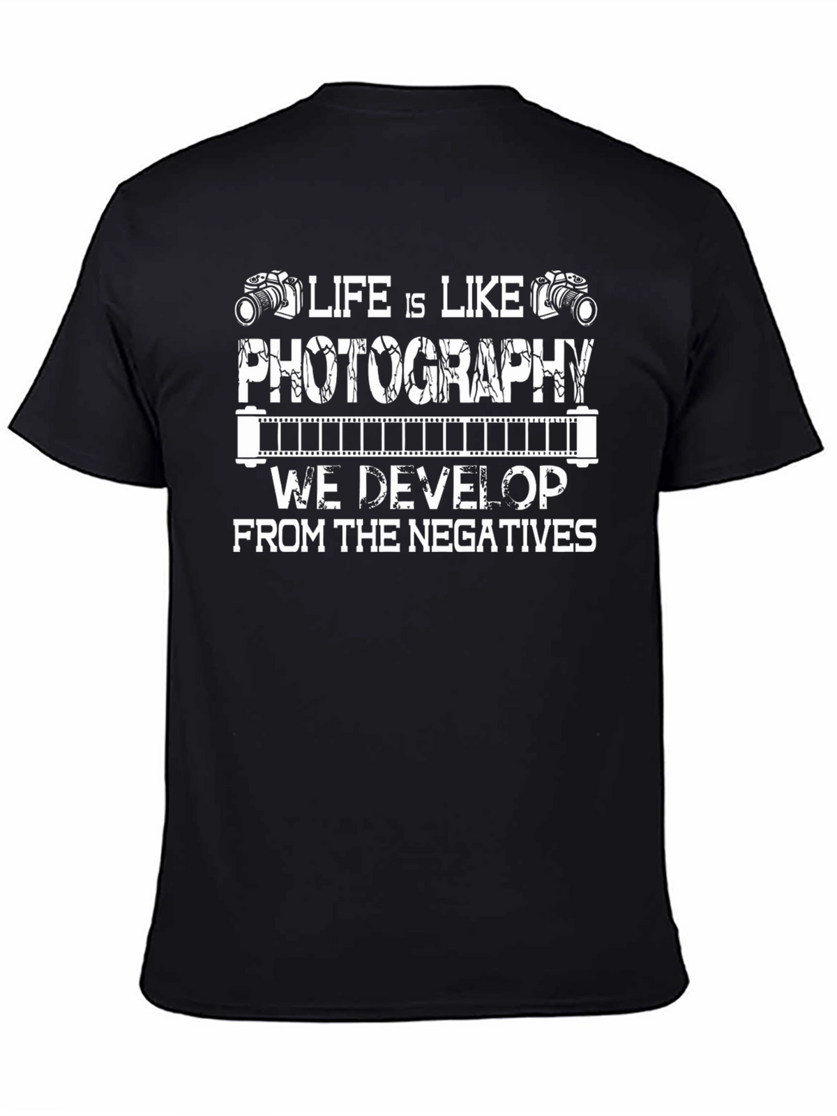 Photography Life Black Graphic T-Shirt
