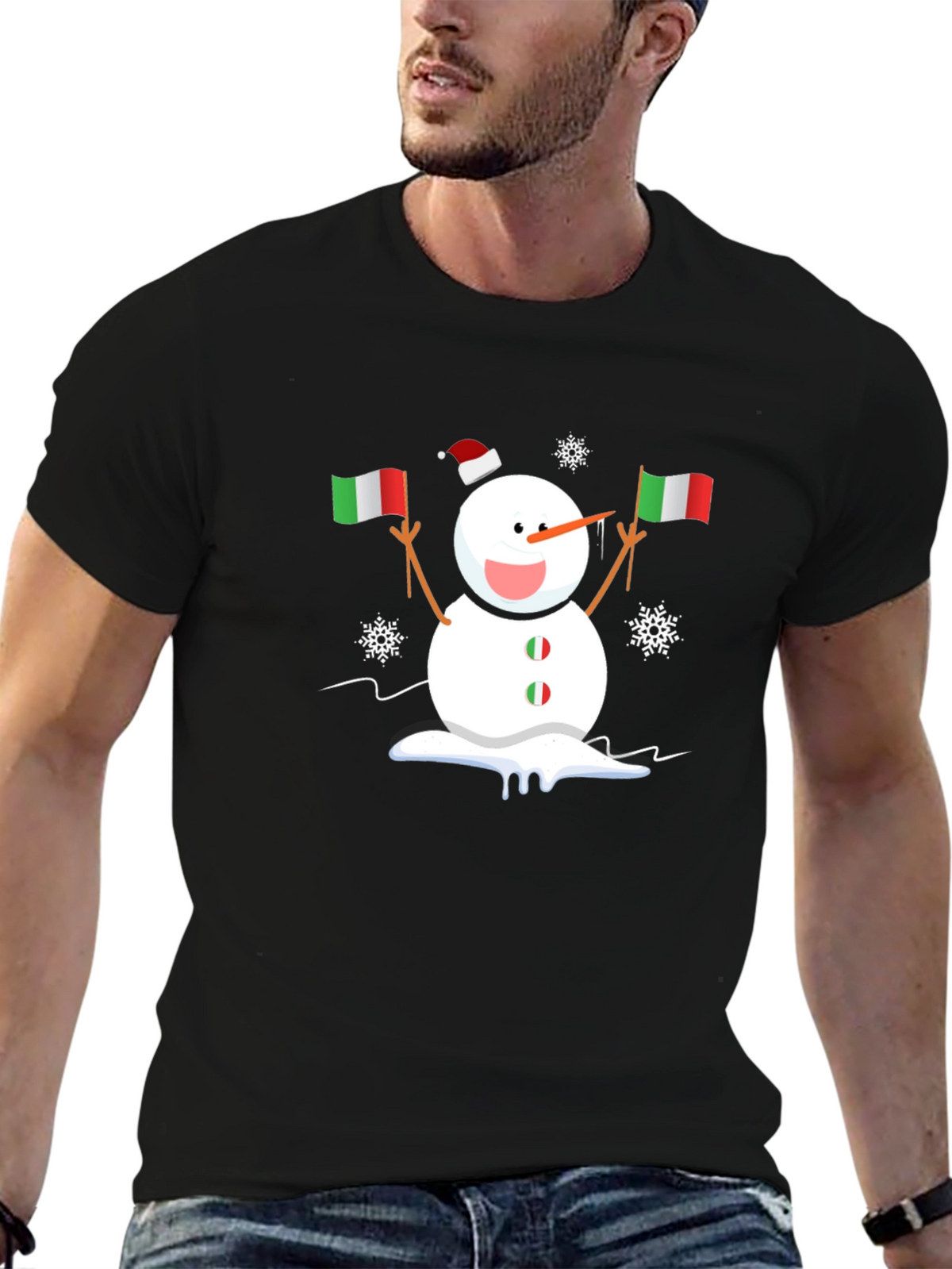 Italian Snowman T-Shirt