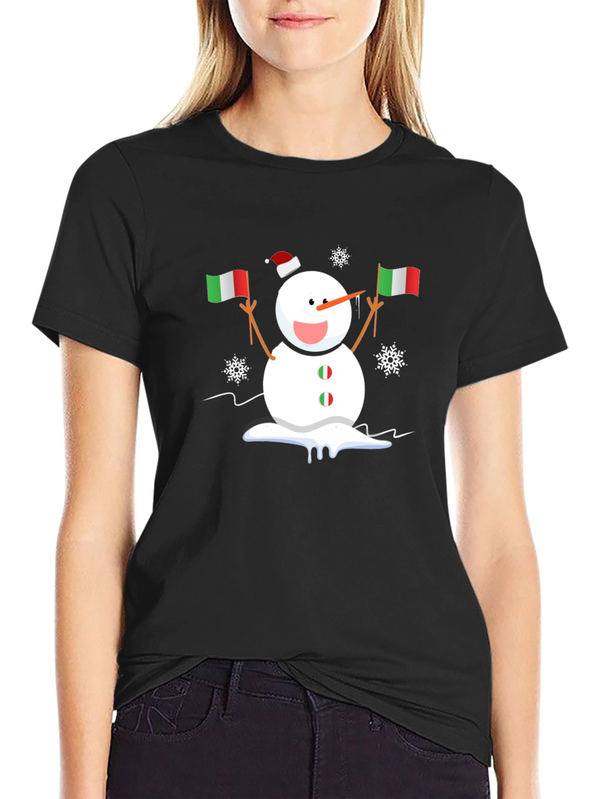 Italian Snowman T-Shirt