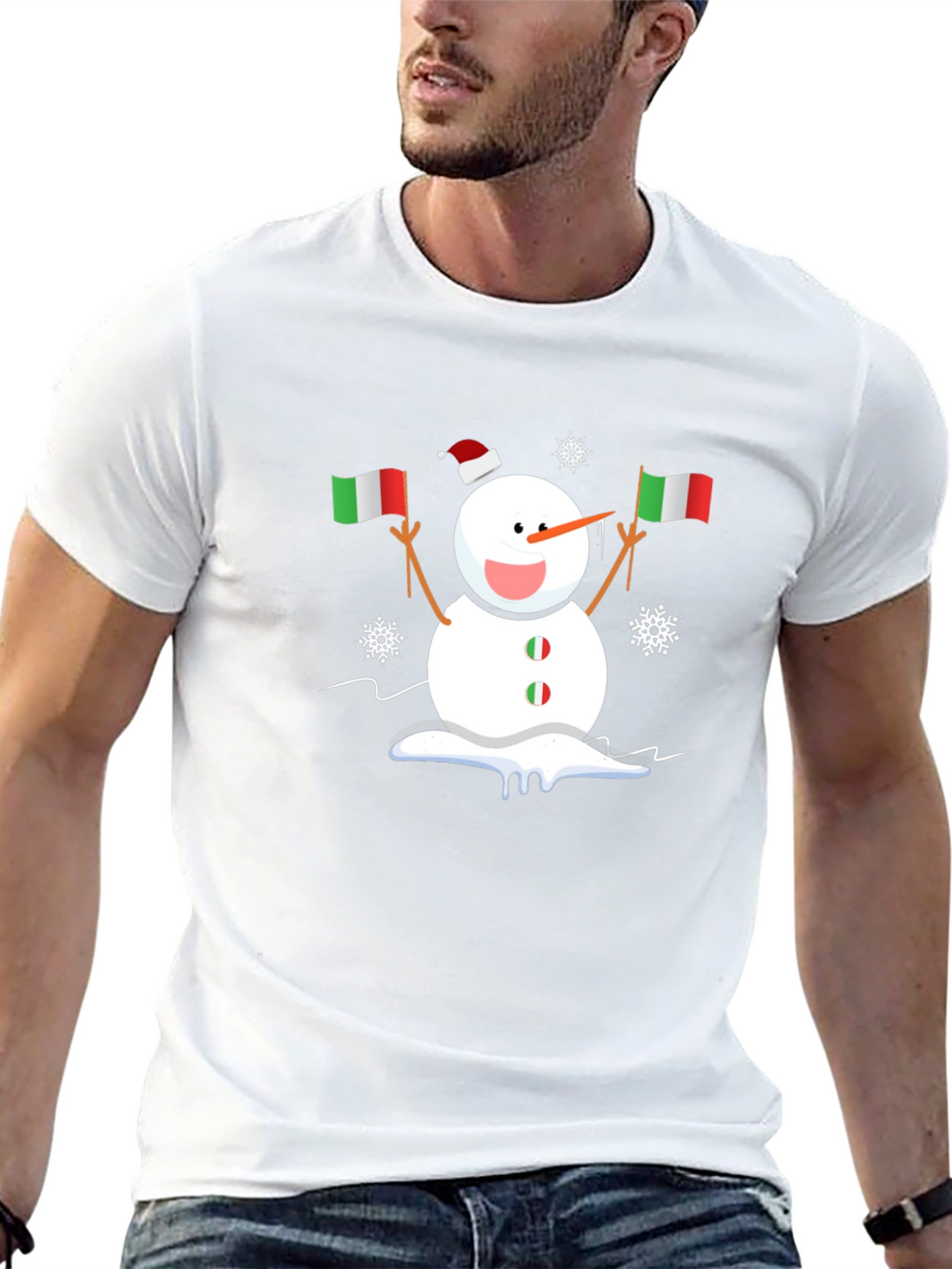 Italian Snowman T-Shirt