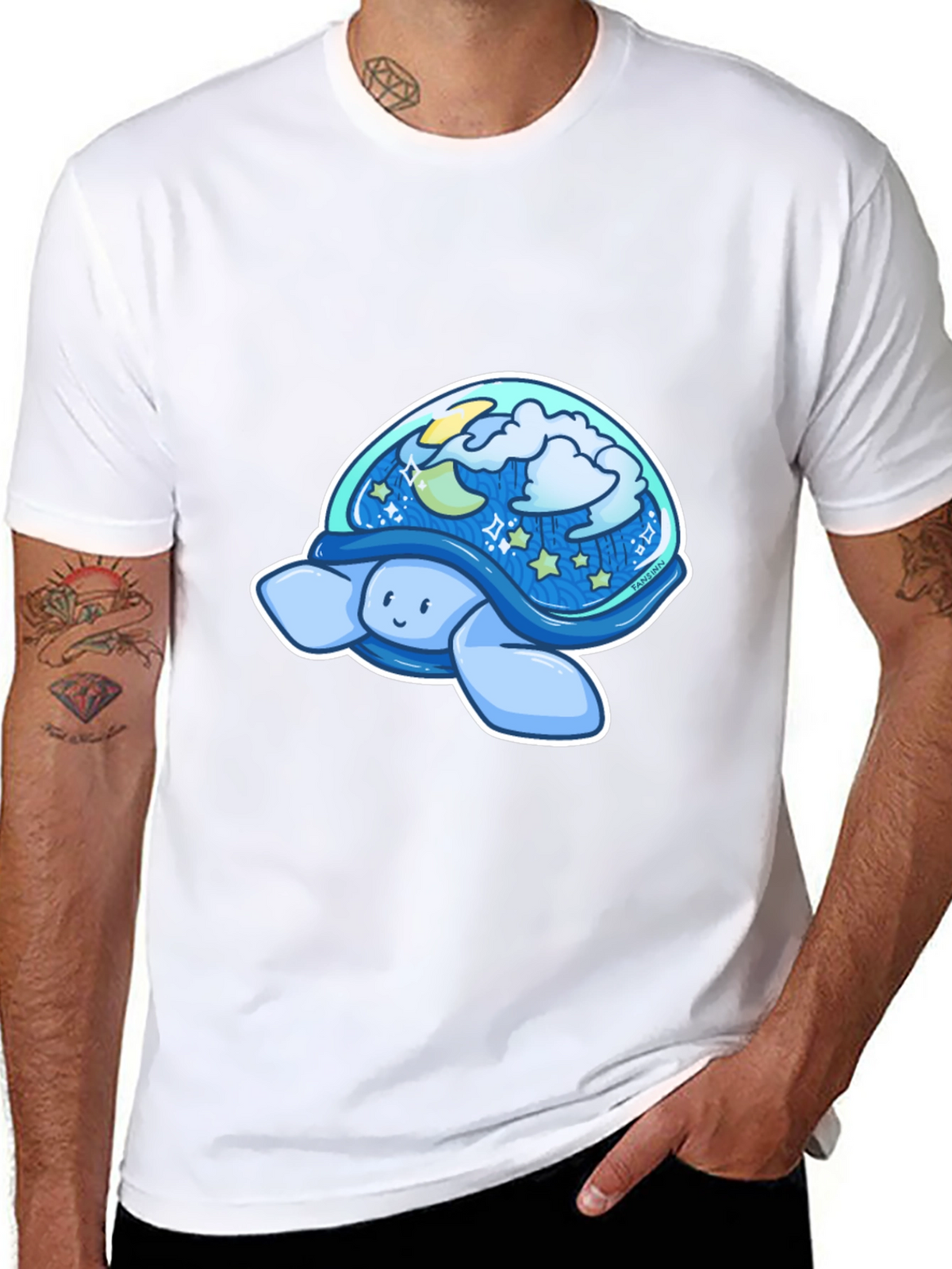 Night Sky Turtle Graphic Tee