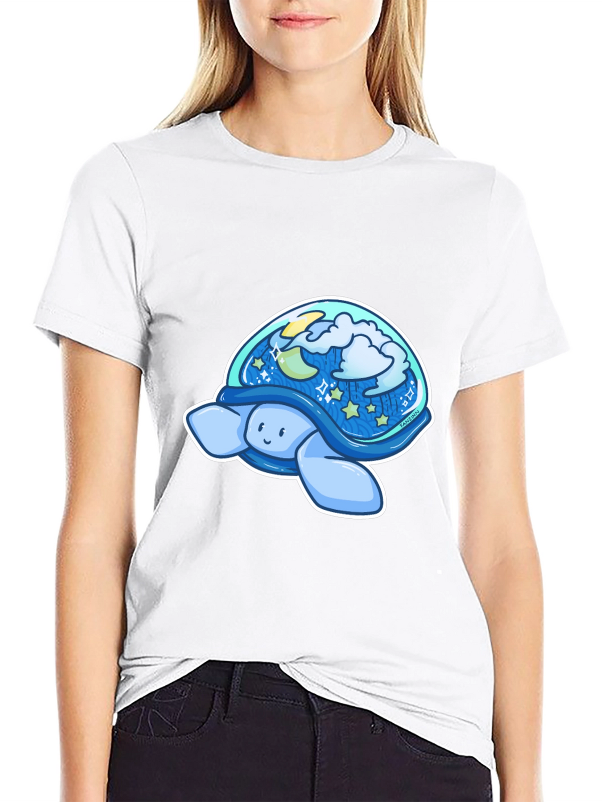 Night Sky Turtle Graphic Tee