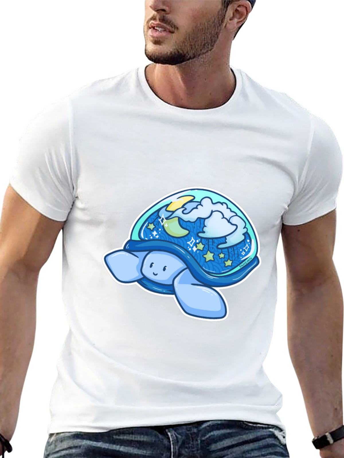 Night Sky Turtle Graphic Tee