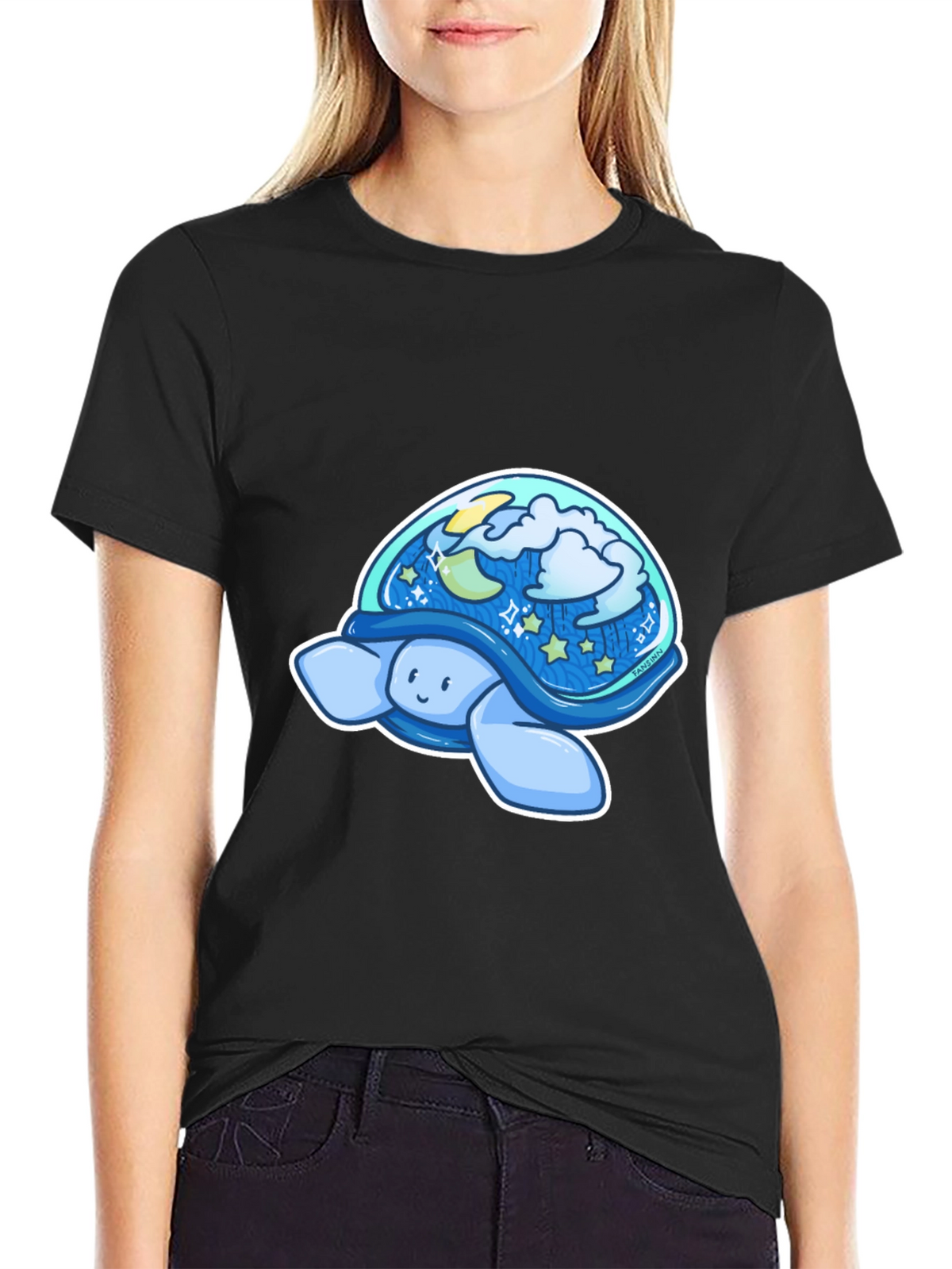 Night Sky Turtle Graphic Tee