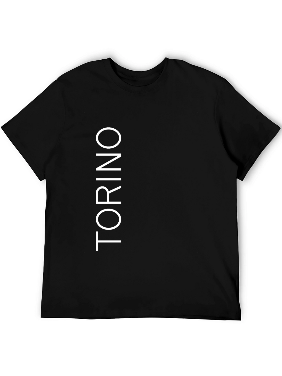 Torino Graphic Tee - Modern Style Black T-Shirt