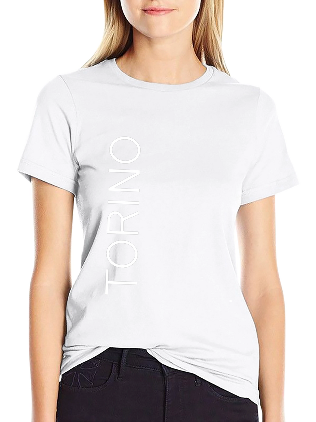 Torino Graphic Tee - Modern Style Black T-Shirt