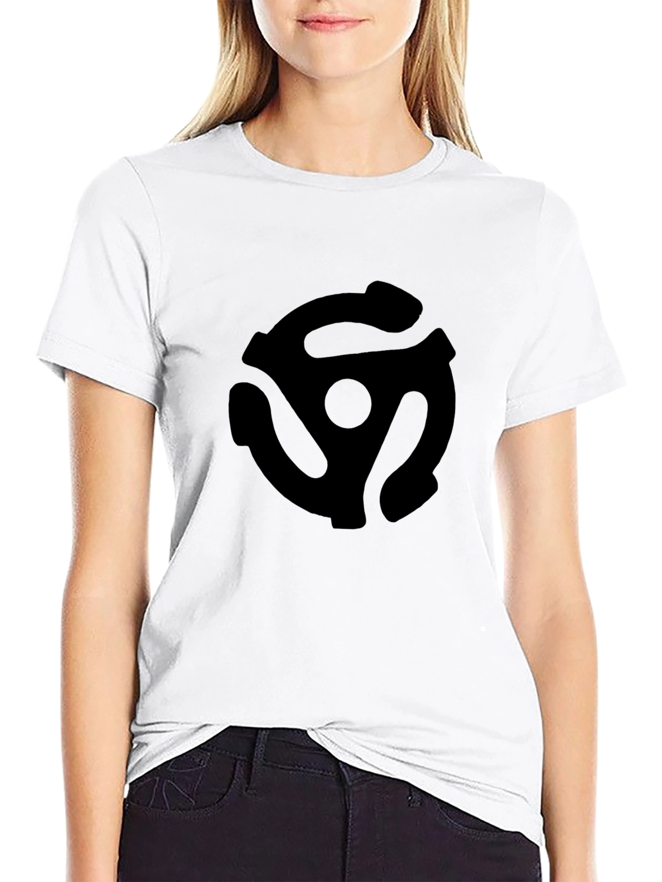 Retro Black 45 Adapter Graphic Tee