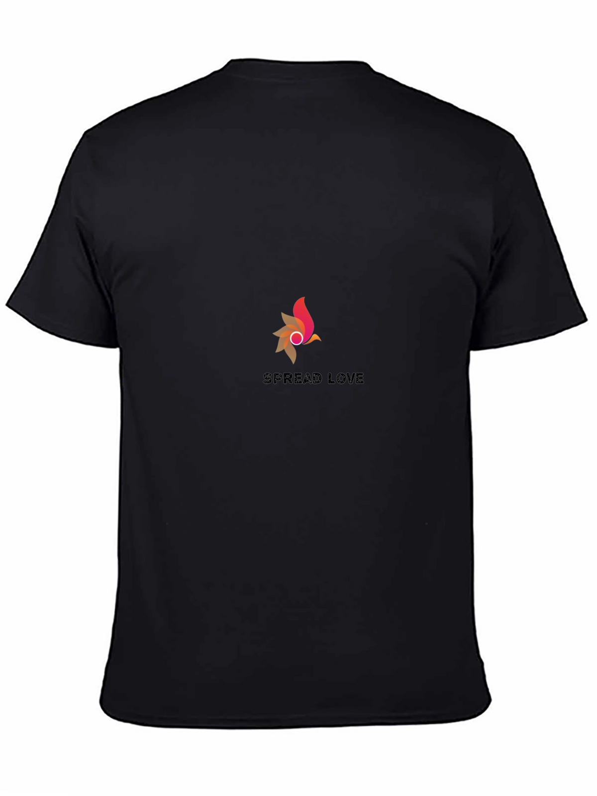 Spread Love Graphic Tee - Stylish Black T-Shirt