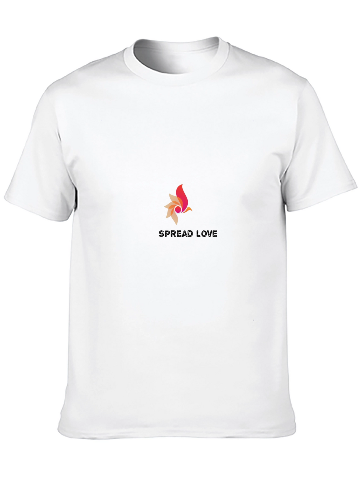 Spread Love Graphic Tee - Stylish Black T-Shirt