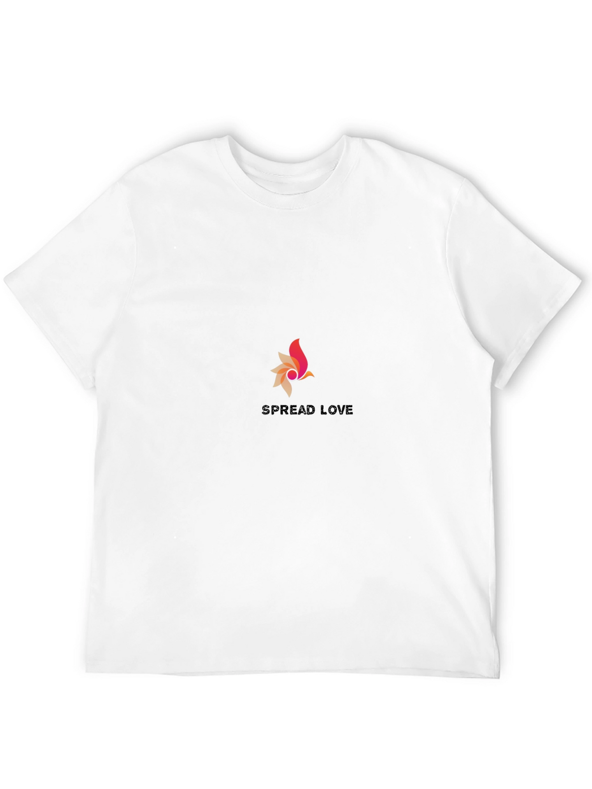 Spread Love Graphic Tee - Stylish Black T-Shirt