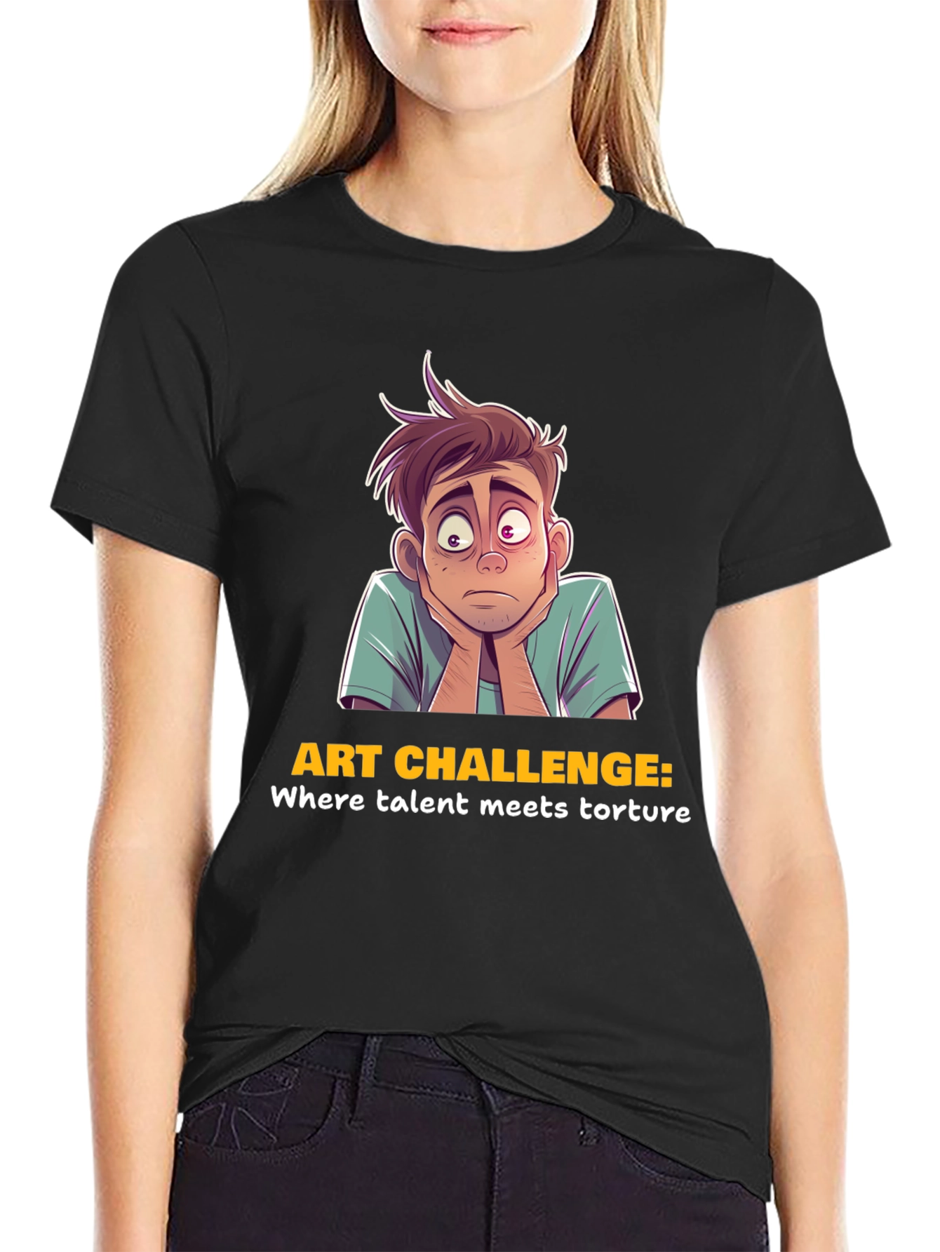 Art Challenge T-Shirt - Where Talent Meets Torture