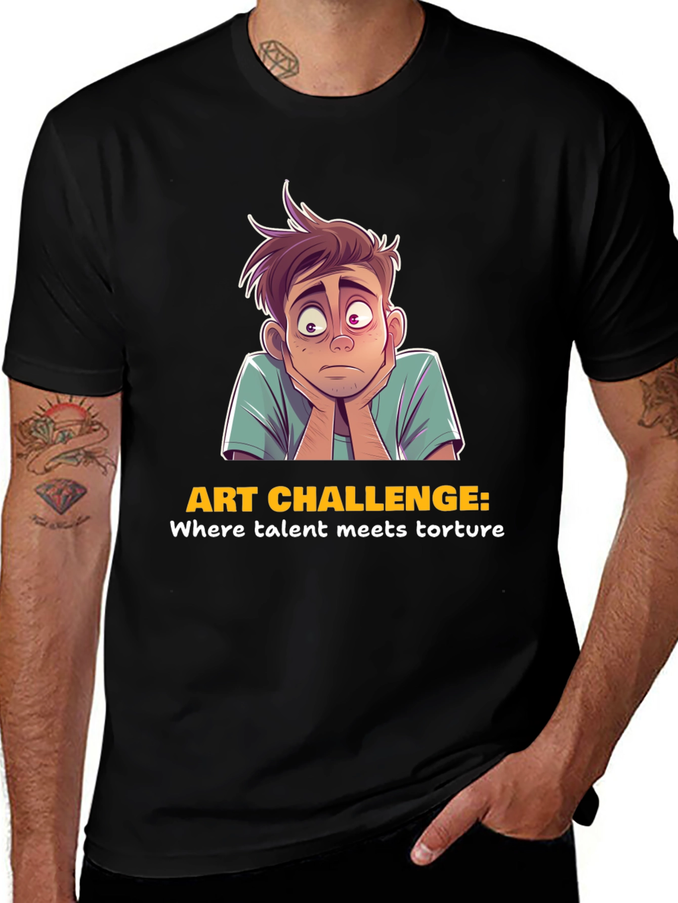Art Challenge T-Shirt - Where Talent Meets Torture