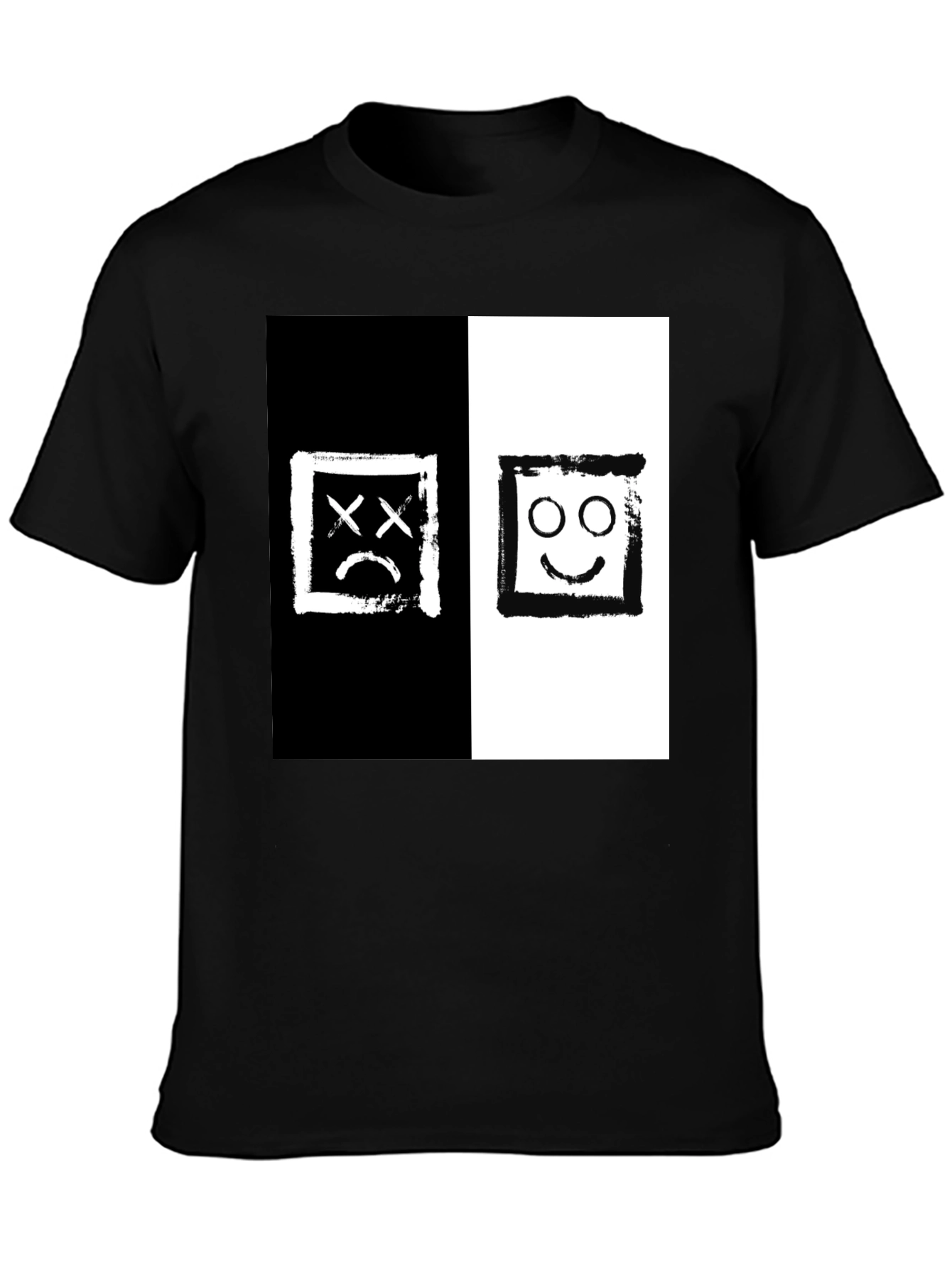Black & White Mood Graphic T-Shirt