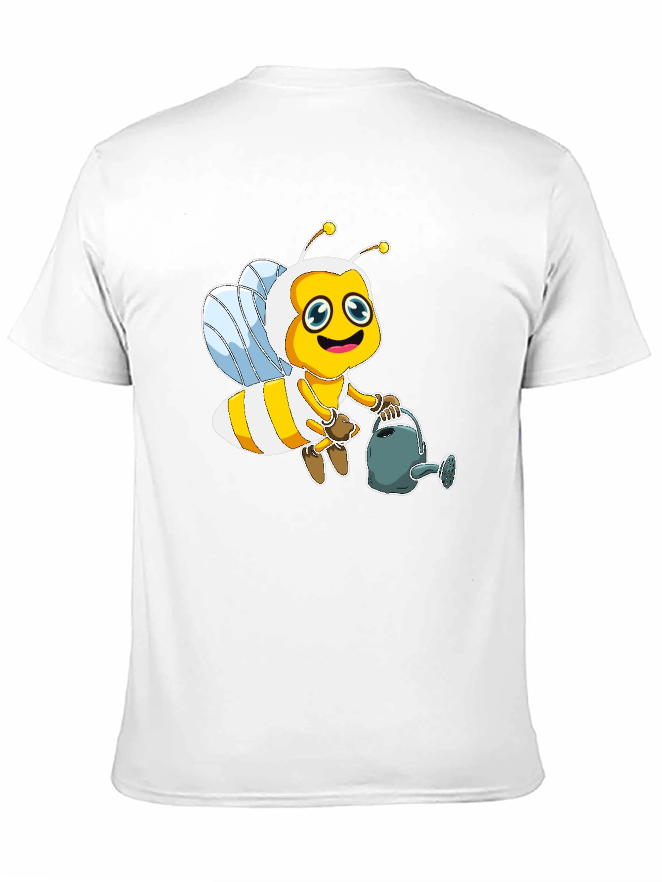 Cute Bee Graphic Tee - Unisex Black T-Shirt