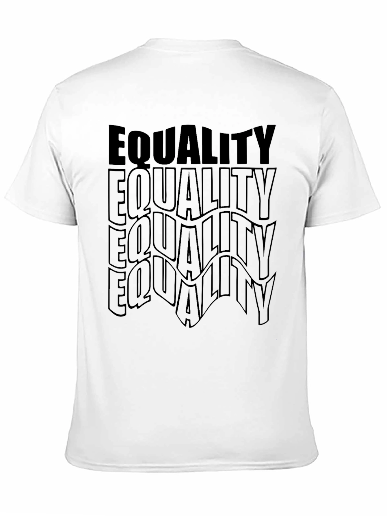 Equality Black Graphic Tee