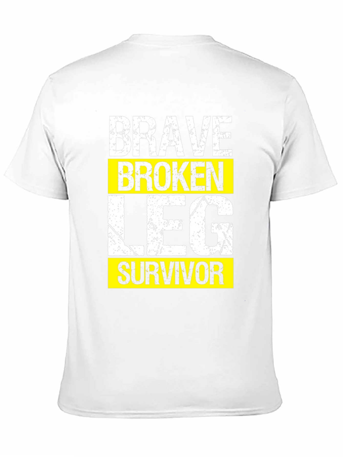 Brave Broken Leg Survivor Graphic T-Shirt