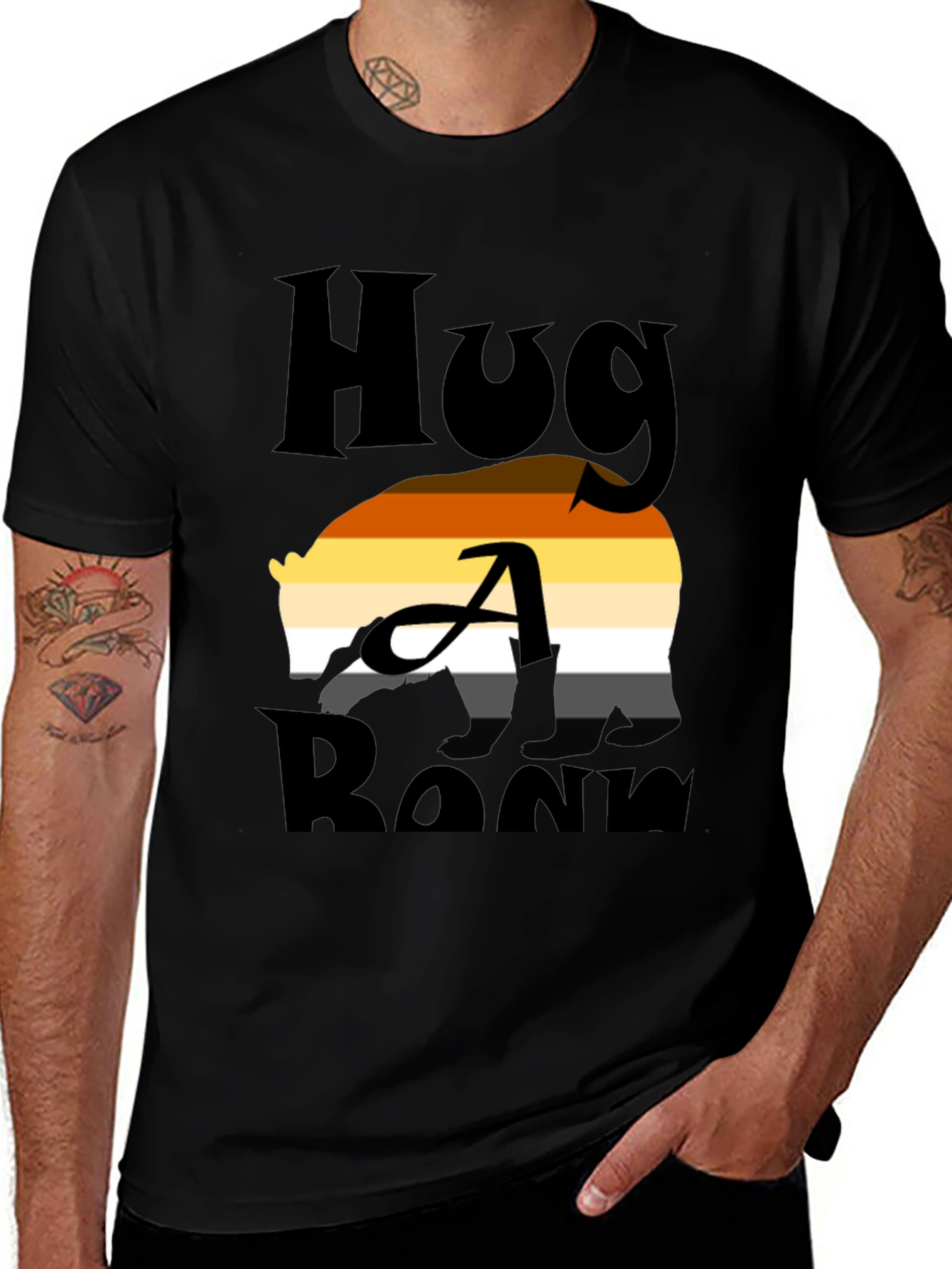 Hug A Bear Gay Pride T-Shirt