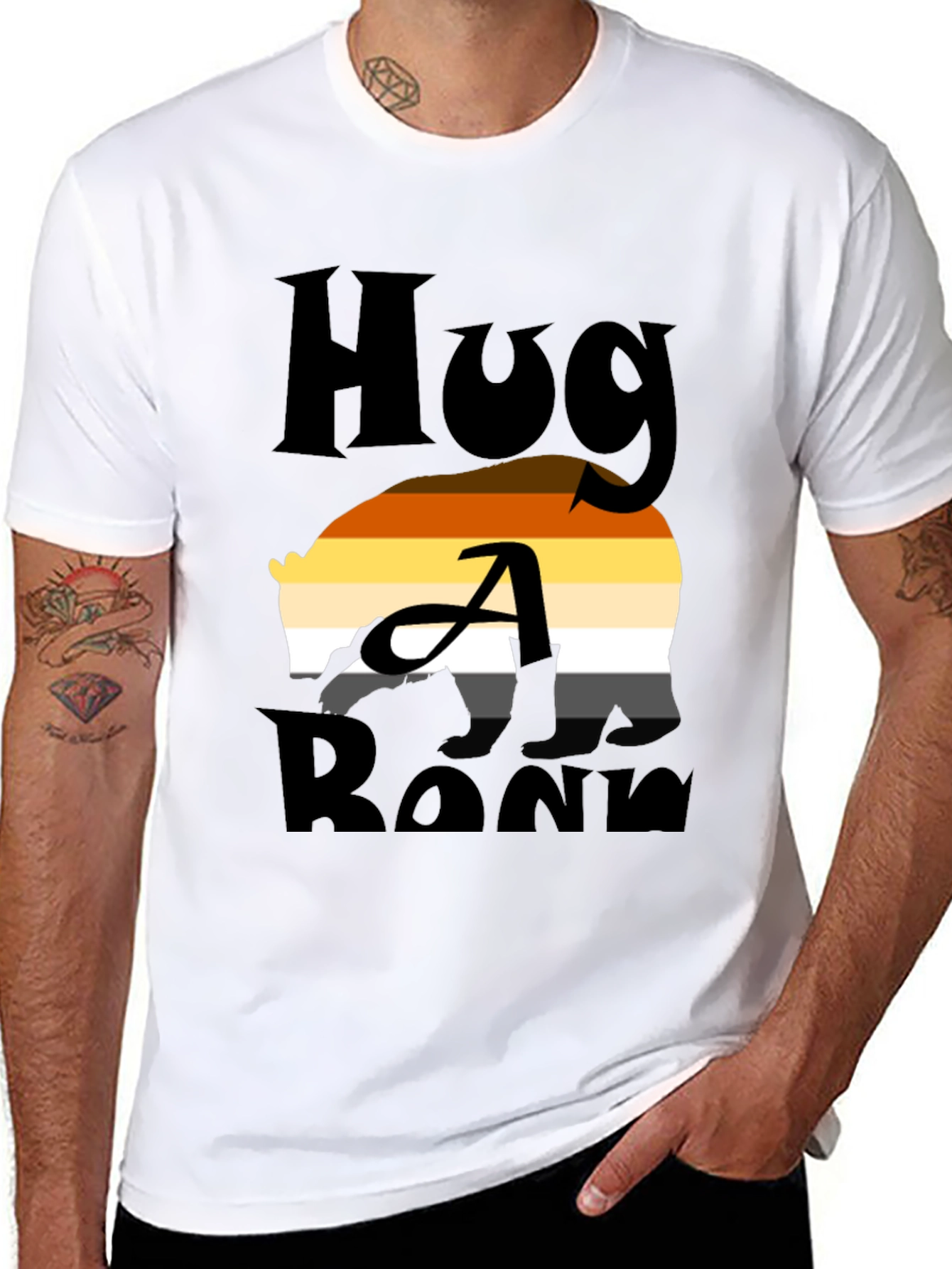 Hug A Bear Gay Pride T-Shirt