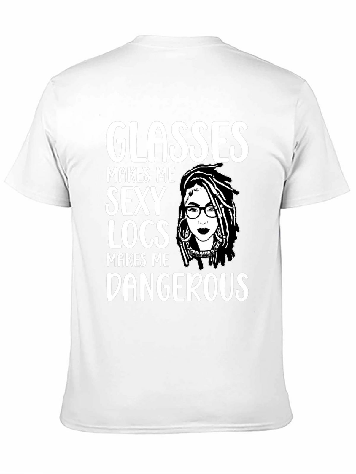 Glasses Locs Dangerous Graphic Tee