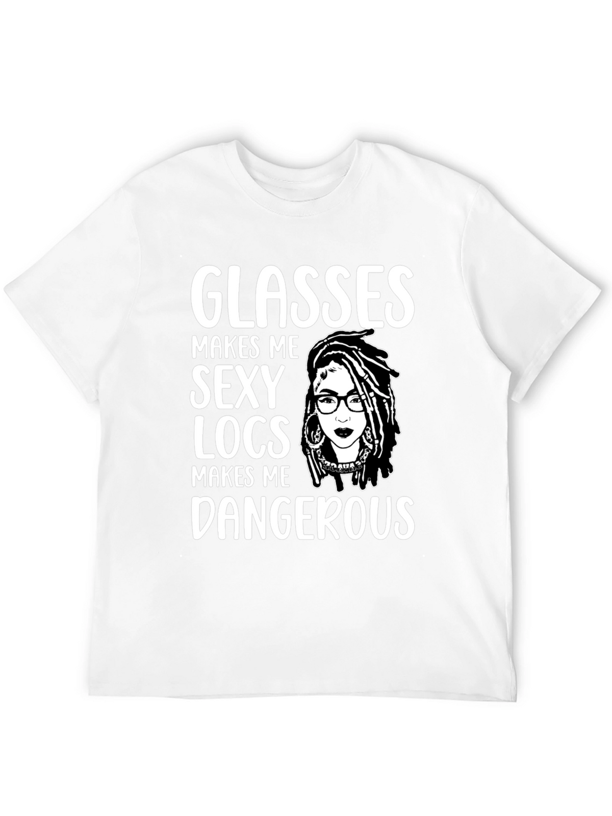 Glasses Locs Dangerous Graphic Tee