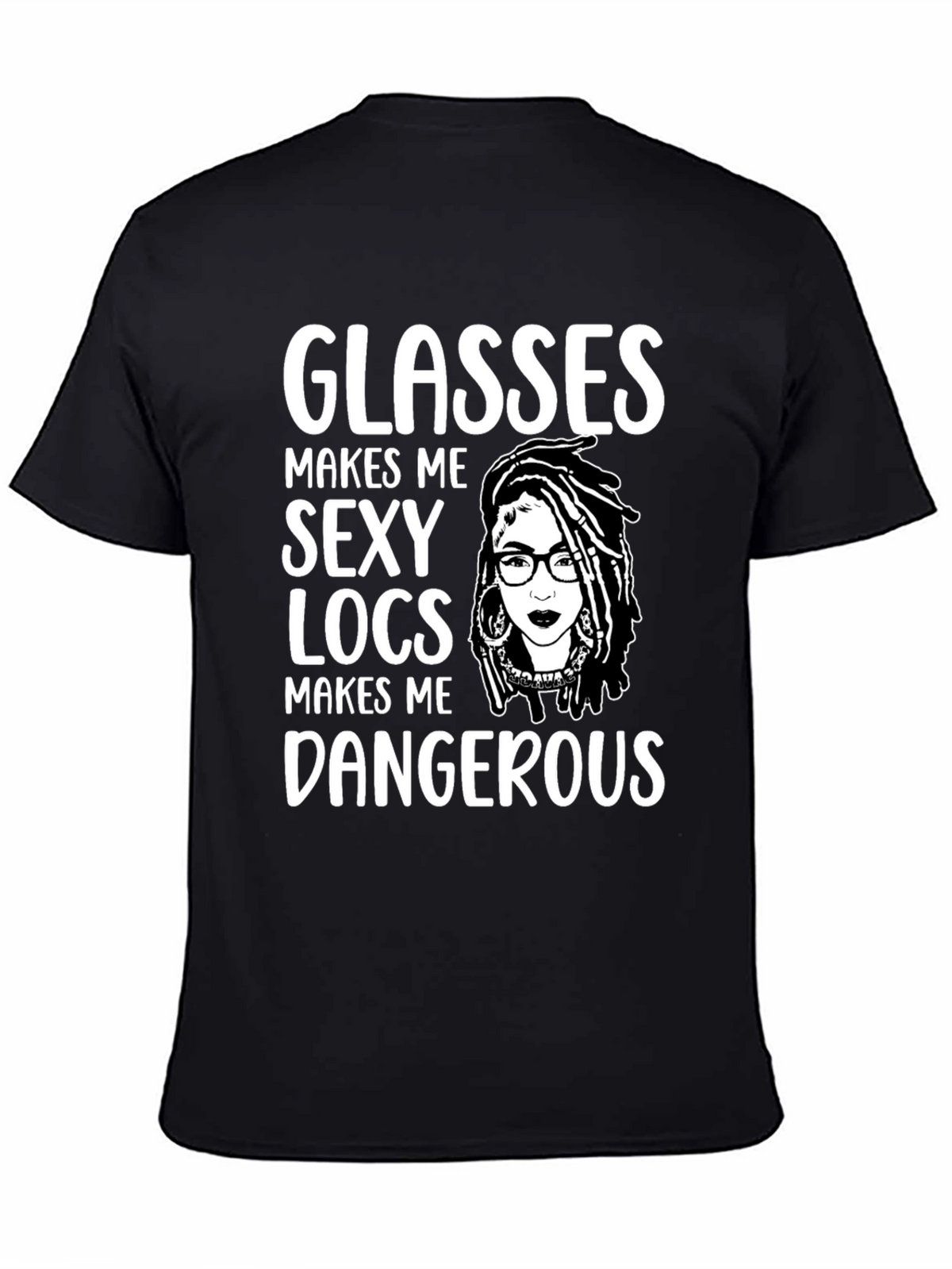 Glasses Locs Dangerous Graphic Tee