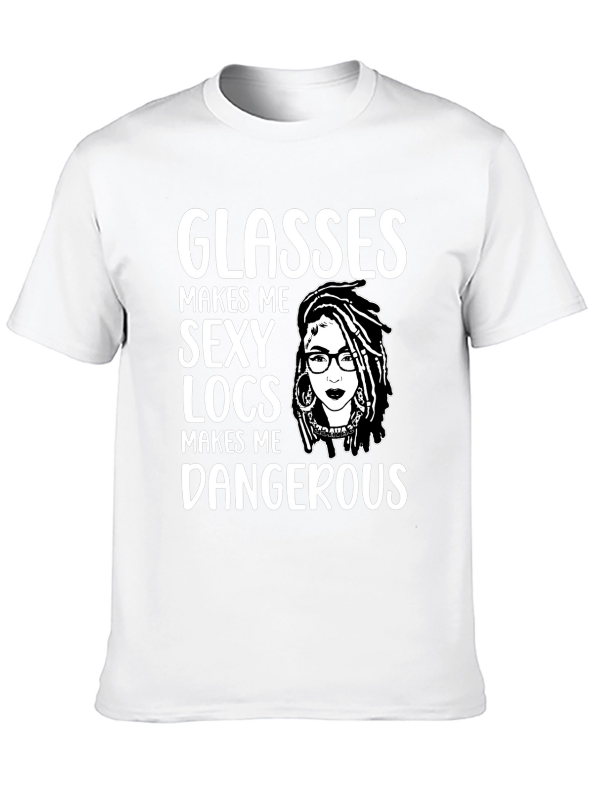 Glasses Locs Dangerous Graphic Tee