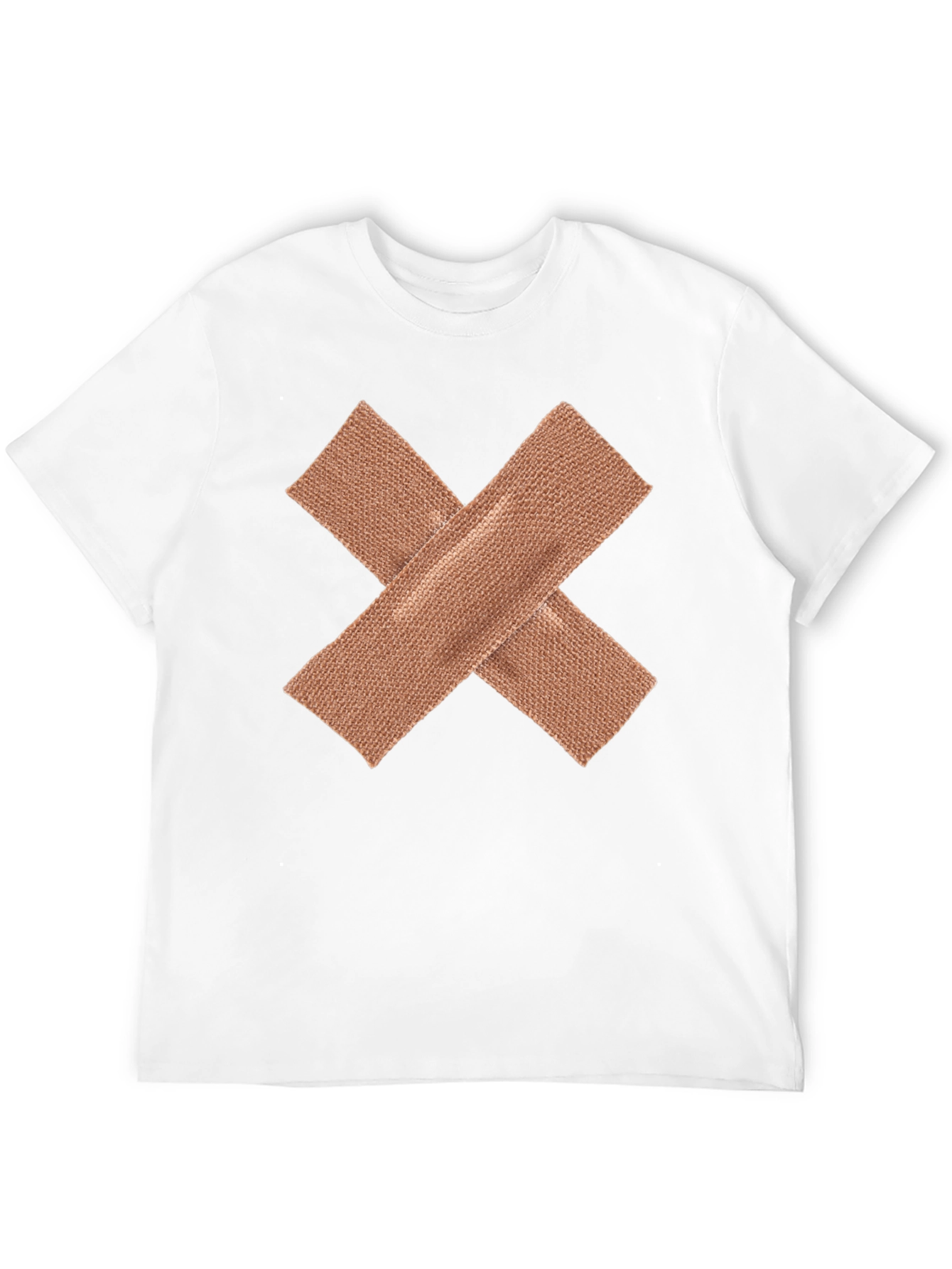 Bandage X Graphic Tee - Novelty Casual Shirt