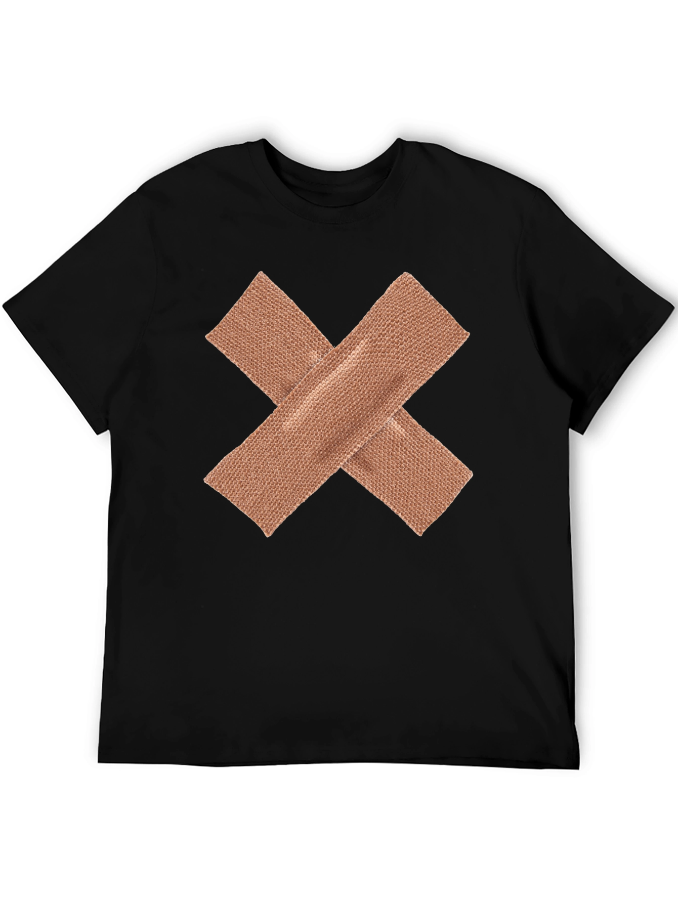 Bandage X Graphic Tee - Novelty Casual Shirt