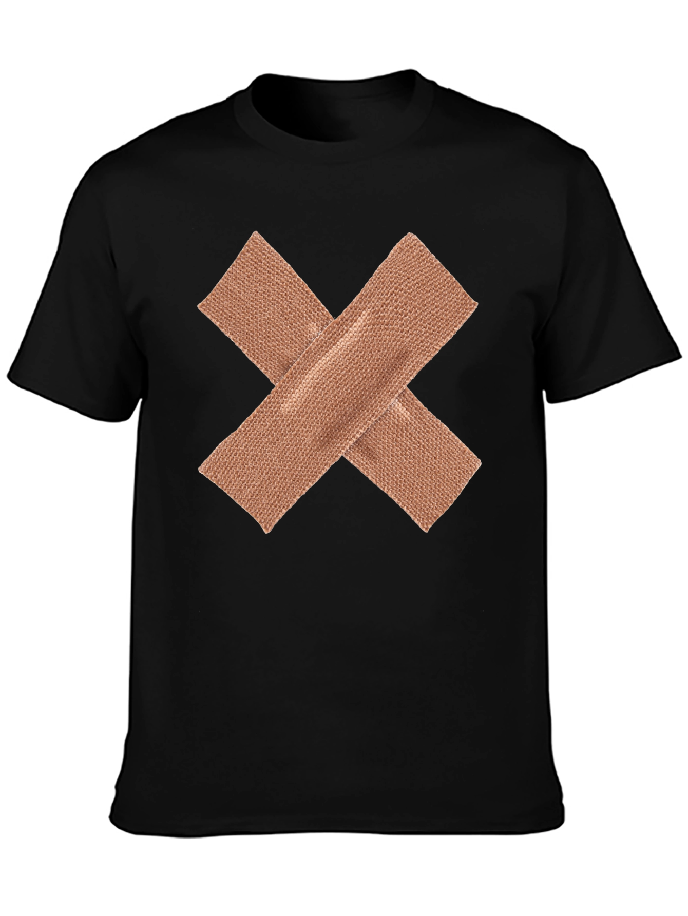 Bandage X Graphic Tee - Novelty Casual Shirt